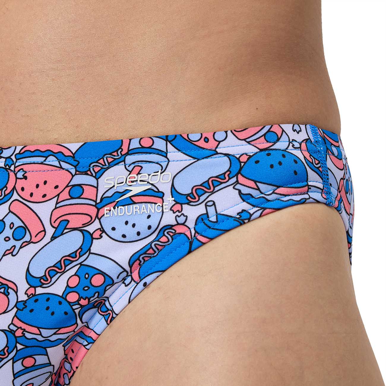 Fato de Banho de Natação Ml Printed Brief Speedo Azul-3