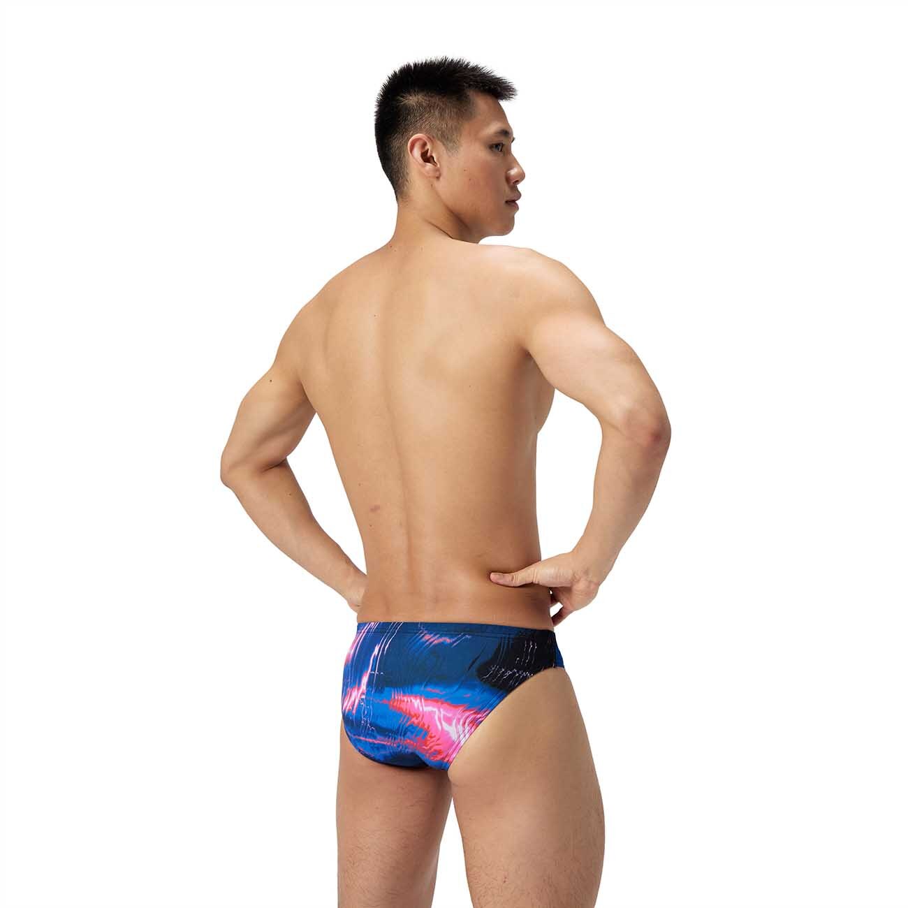 Fato de Banho de Natação Ml Printed Brief Speedo Rosa-2