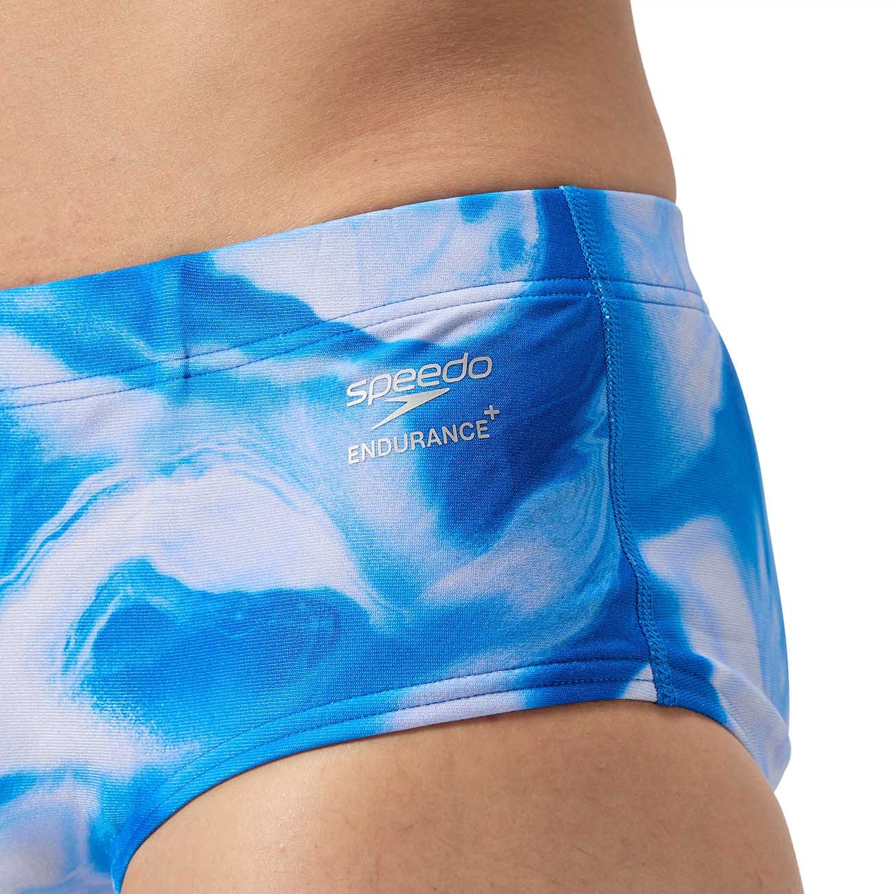 Fato de Banho de Natação Ml Printed 13cm Brief Speedo Azul-3
