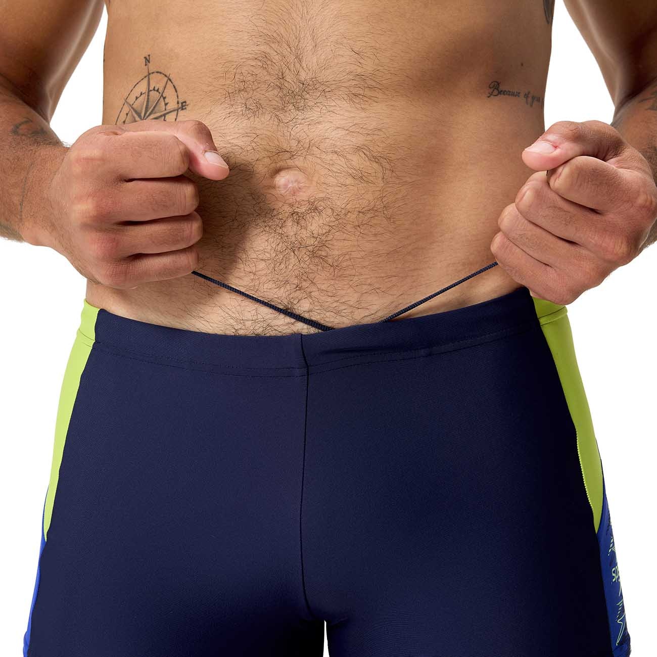 Fato de Banho de Natação Dive Aquashort Speedo Azul-marinho-2