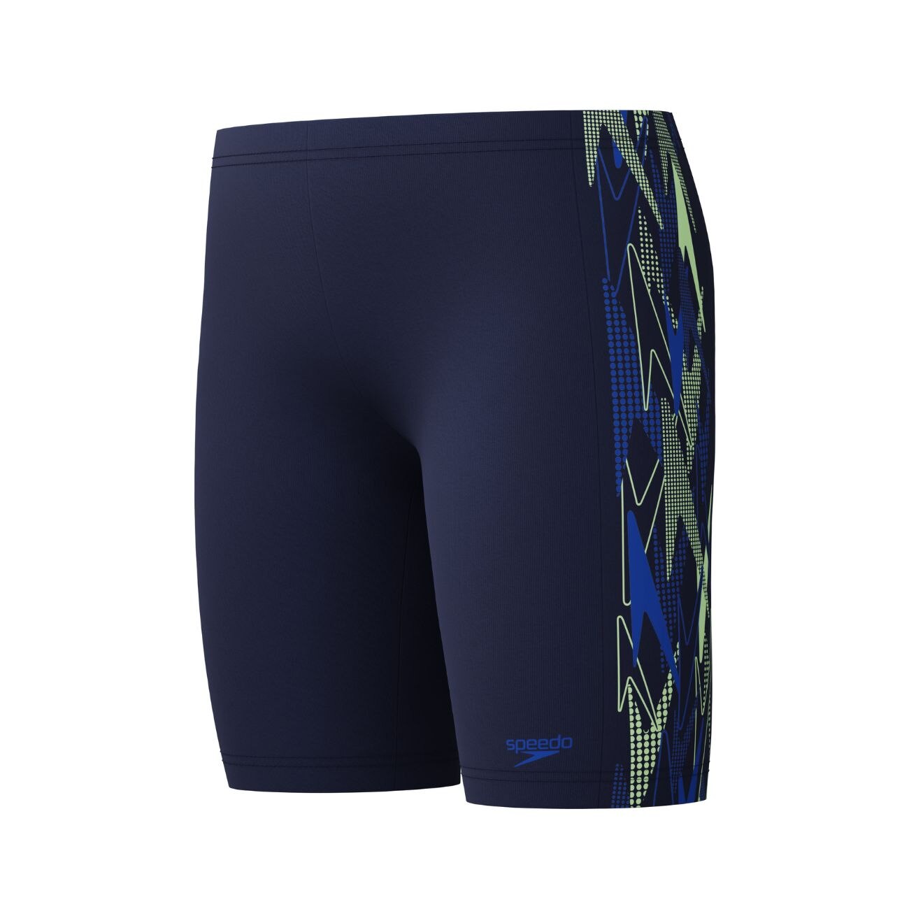 Fato de Banho de Natação Placement Jammer Speedo Infantil Azul-marinho-2