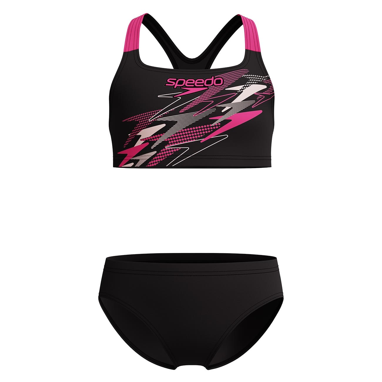 Imagem 0 de Fato de Banho de Natação Infantil Medley Logo Racerback Two Piece Speedo