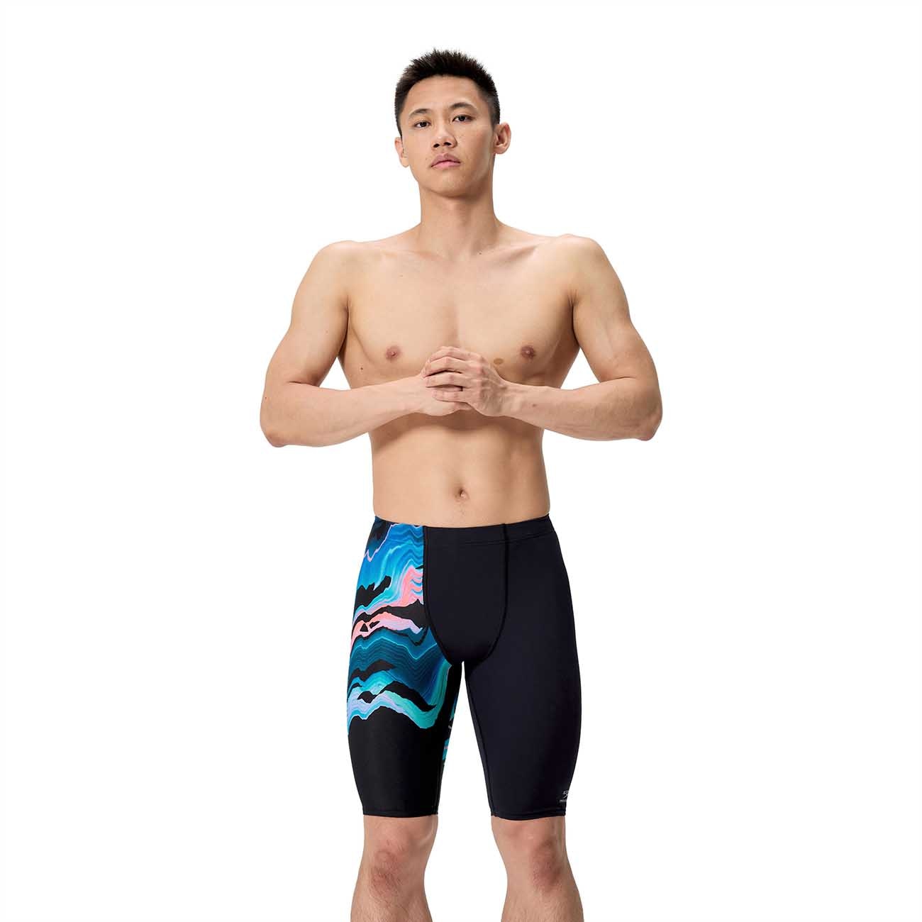Imagem 0 de Fato de Banho de Natação Placement Printed Jammer Speedo