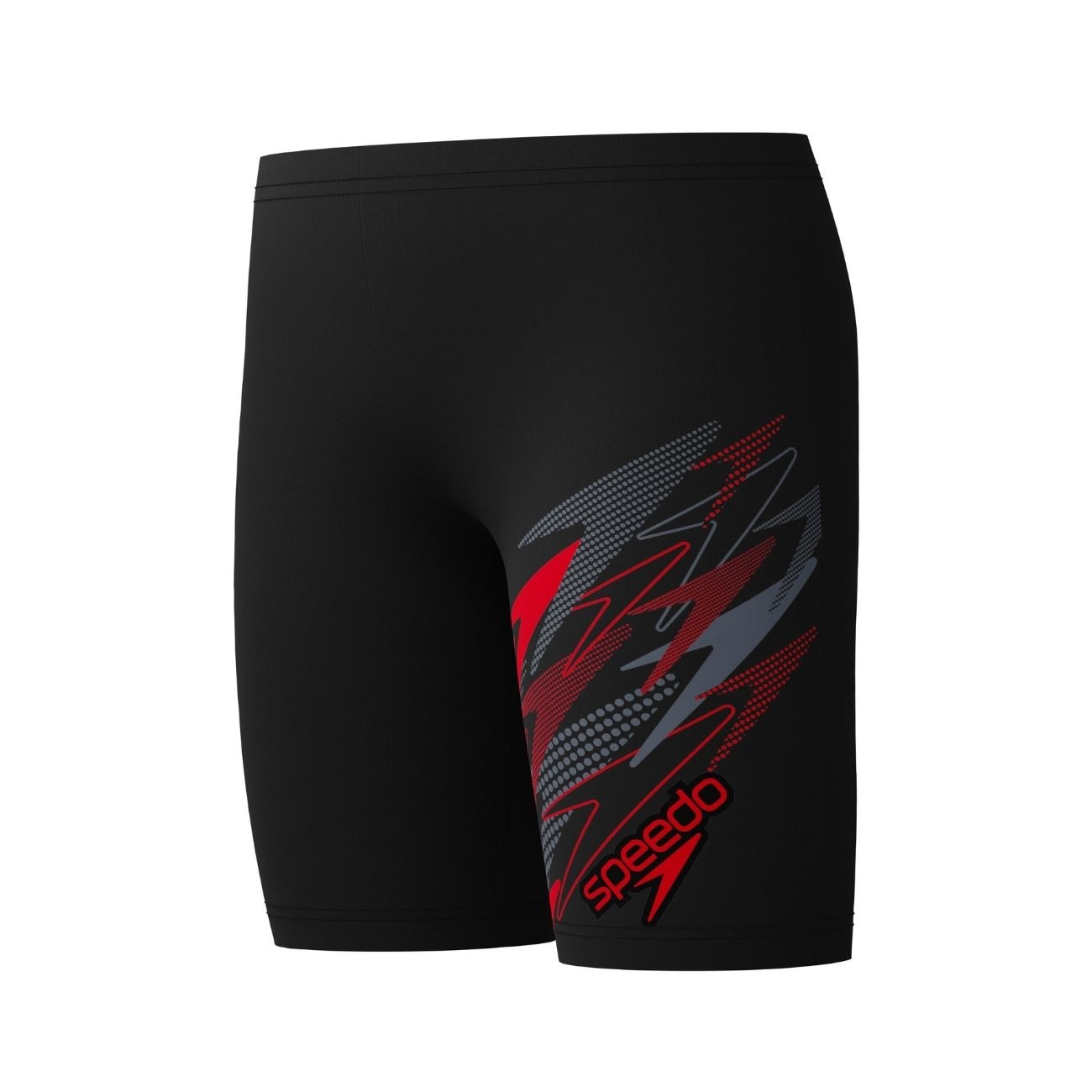 Fato de Banho de Natação Infantil Medley Logo Jammer Speedo Cinzento-escuro-2