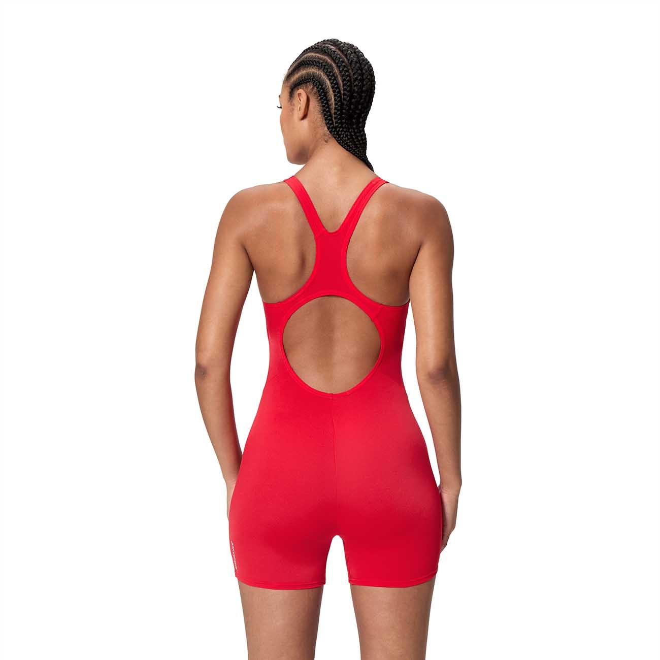 Fato de Banho de Natação Endurance+ Legsuit Speedo Vermelho-3