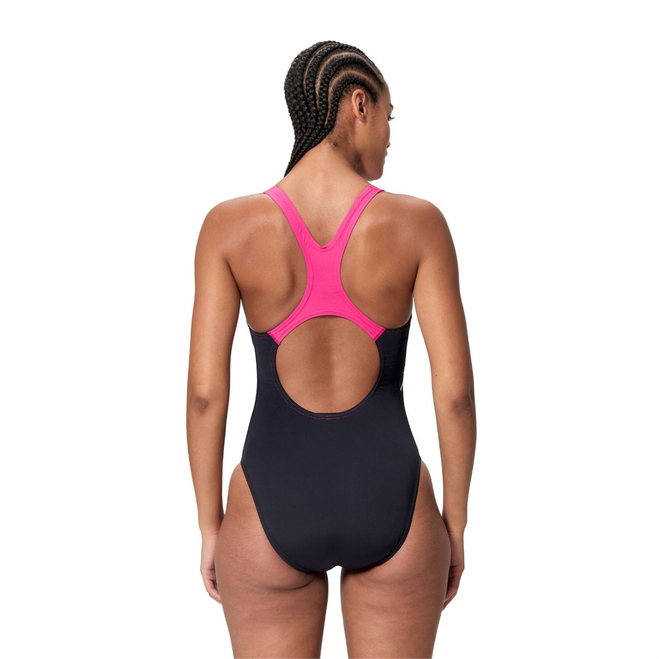 Fato de Banho de Natação Medley Logo Medalist One Piece Speedo Rosa-3