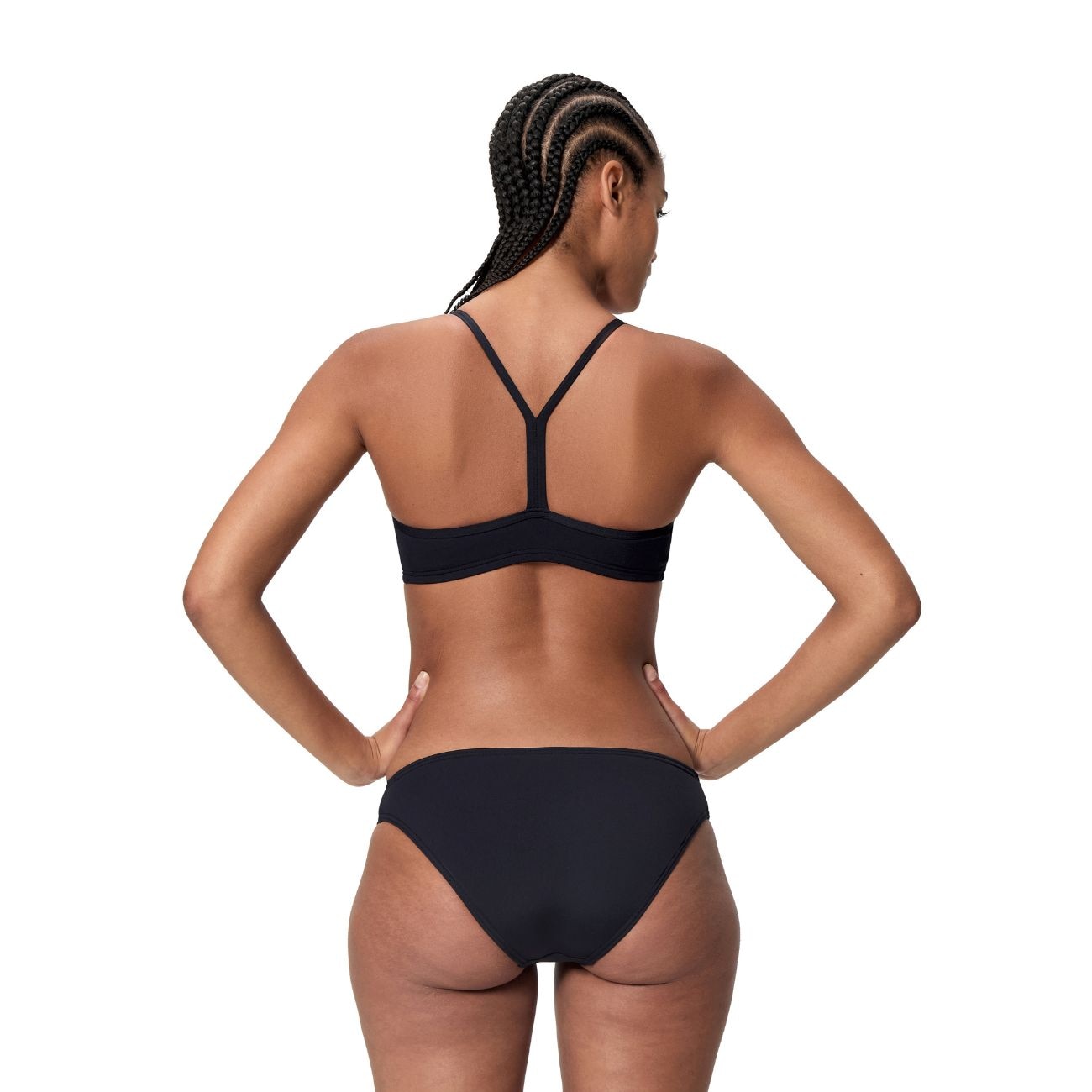 Biquíni de Natação Endurance+ Logo Thin Strap Two Piece Speedo Cinzento-3