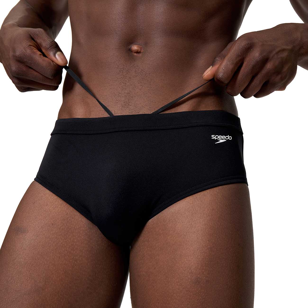 Fato de Banho de Natação Solid The Speedo Brief 5 Speedo Cinzento-escuro-2