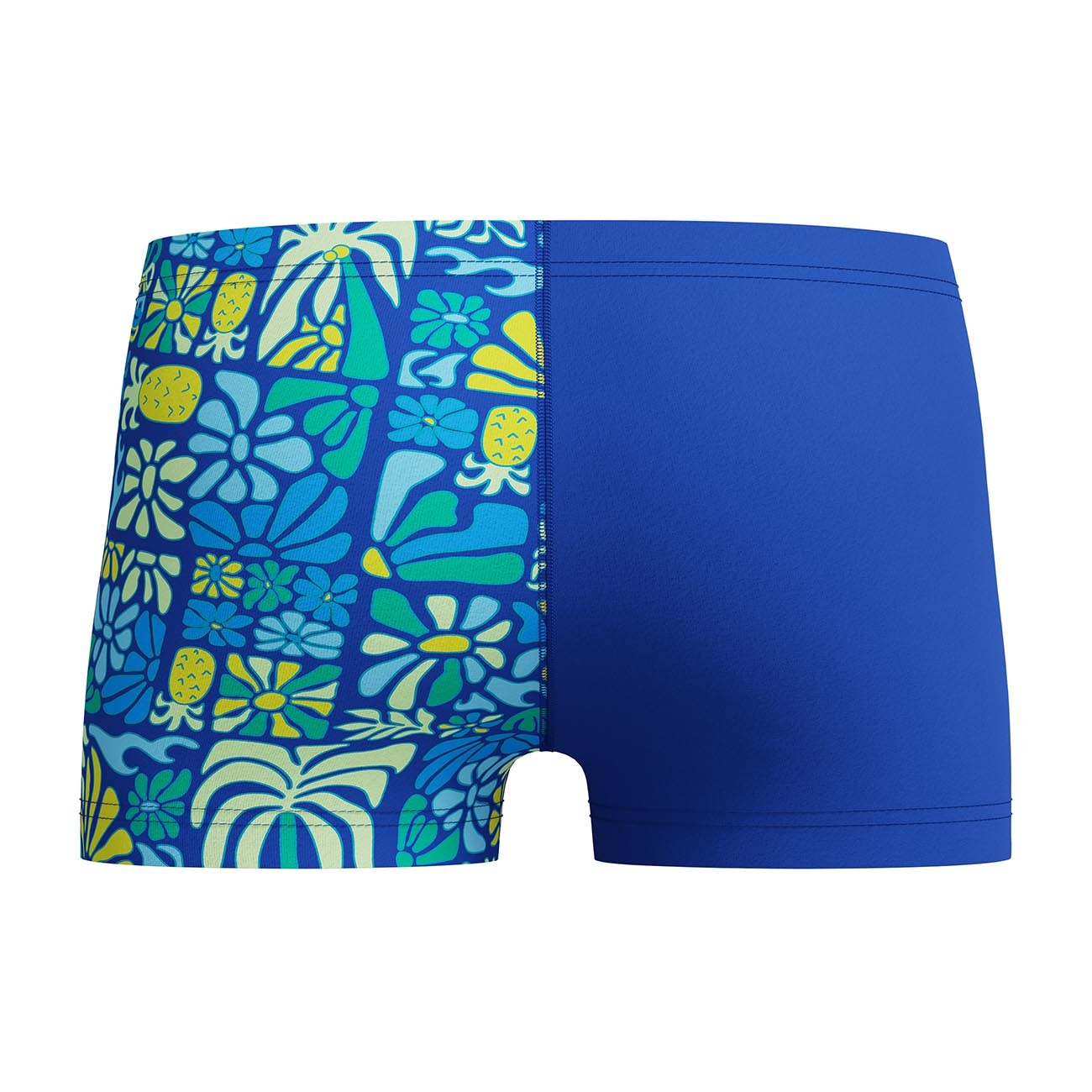 Fato de Banho de Natação Infantil Print V-cut Aquashort Speedo Azul-3
