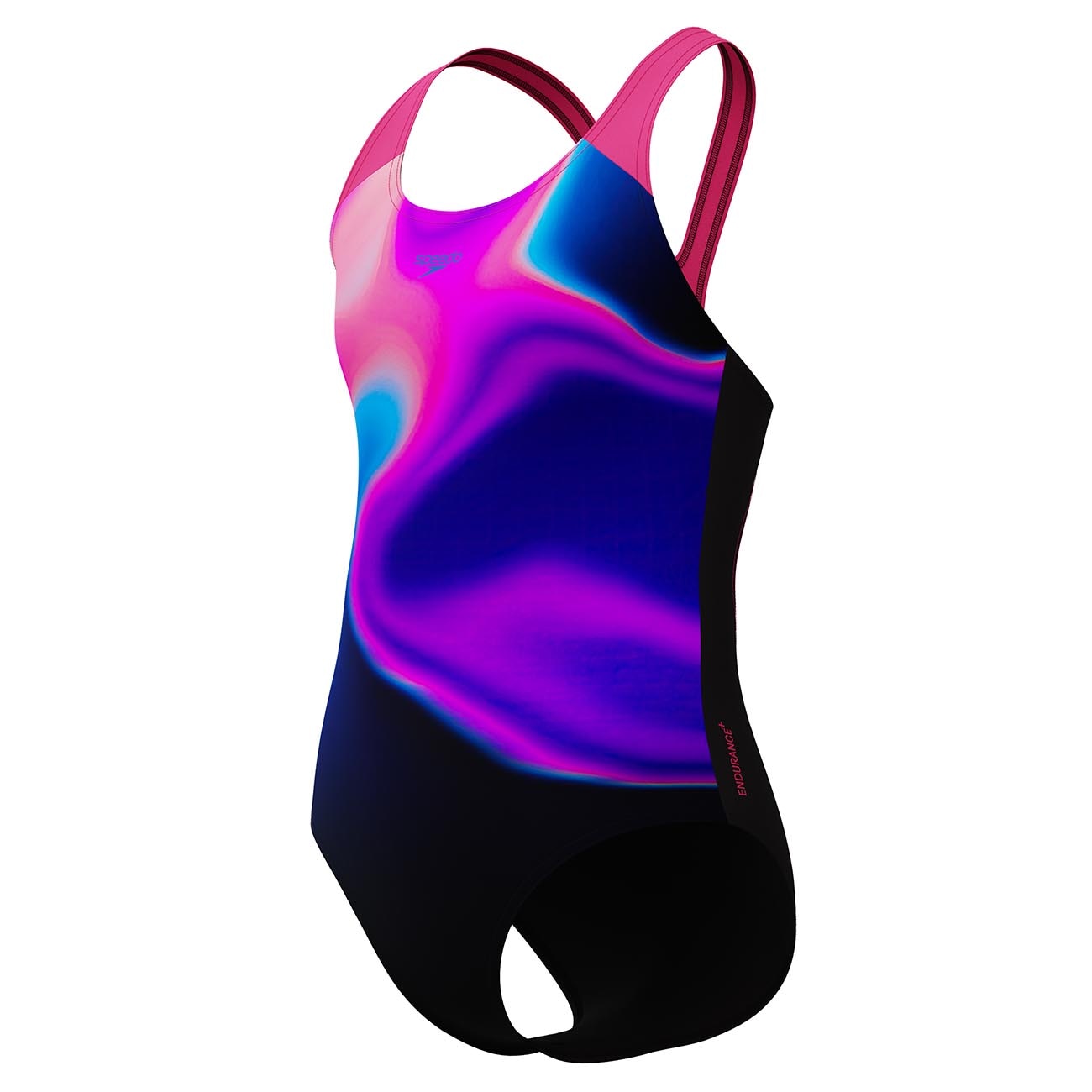 Fato de Banho de Natação Infantil Print Splashback One Piece Speedo Rosa-2