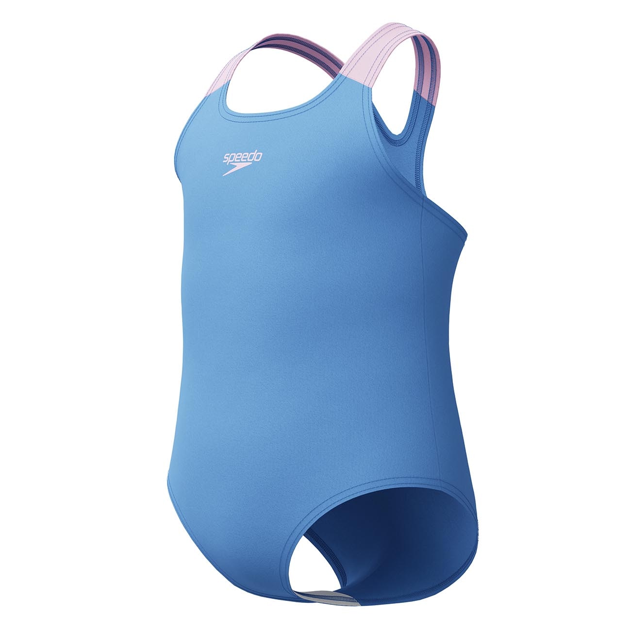 Fato de Banho de Natação para Bebés Solid Medalist One Piece Speedo Azul-2