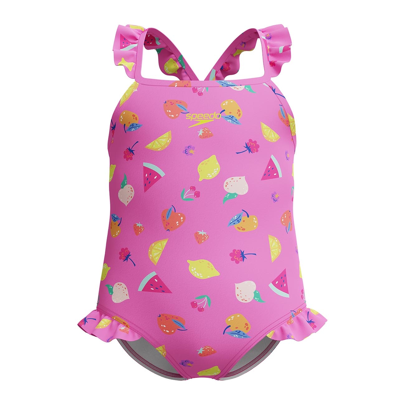 Imagem 0 de Fato de Banho de Natação para Bebés Print Frill Thinstrap One Piece Speedo