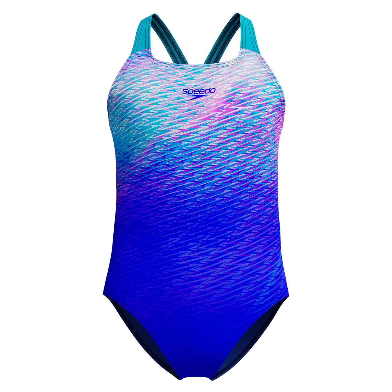 Imagem 0 de Fato de Banho de Natação Infantil Print Powerback One Piece Speedo