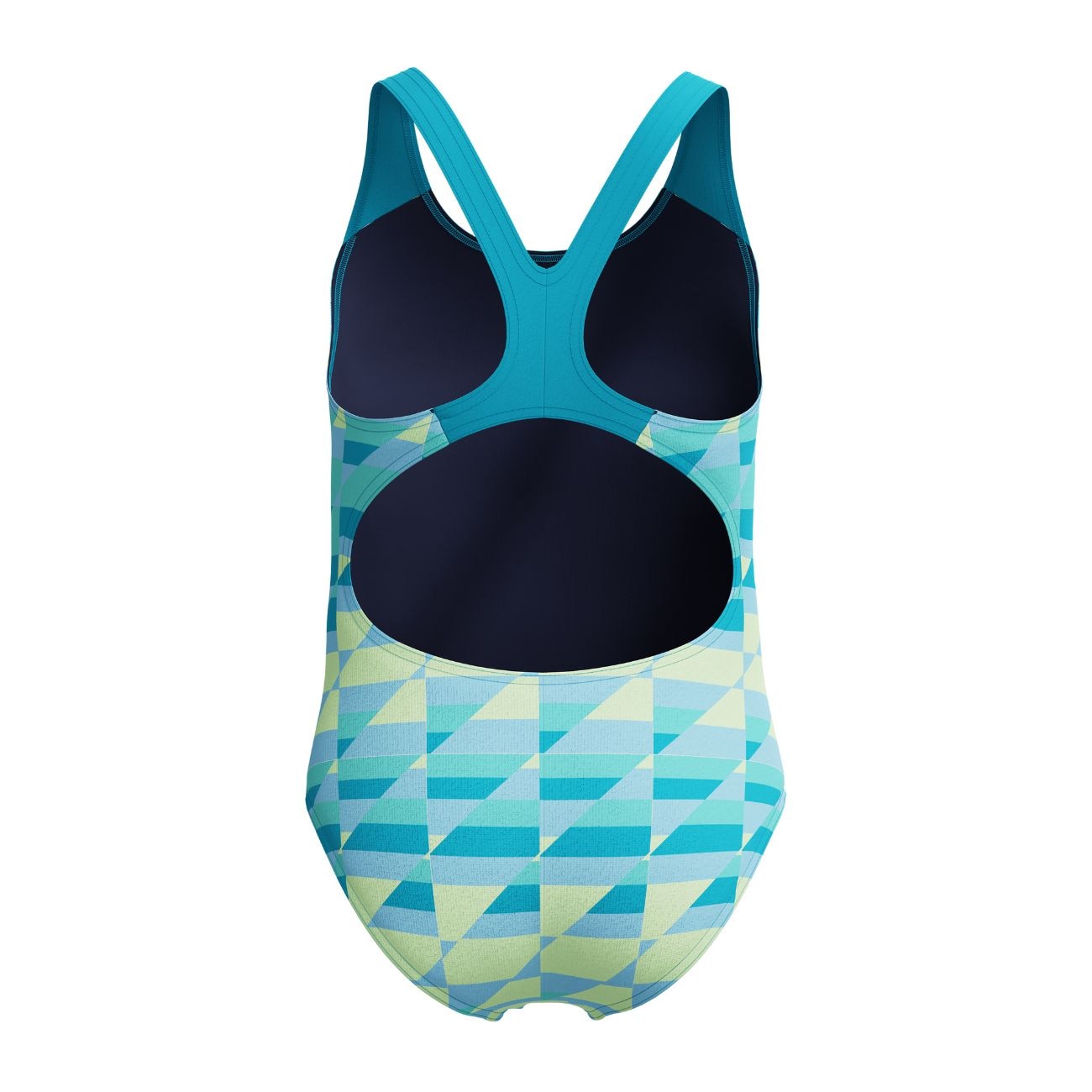 Fato de Banho de Natação Infantil Print Splashback One Piece Speedo Azul-3