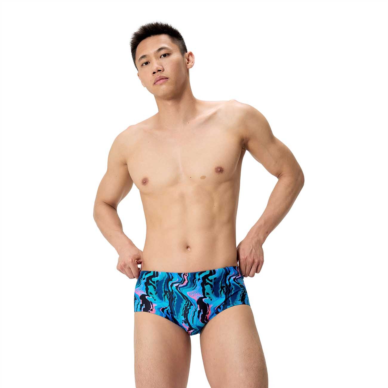 Imagem 0 de Fato de Banho de Natação Male Printed 13cm Brief Speedo