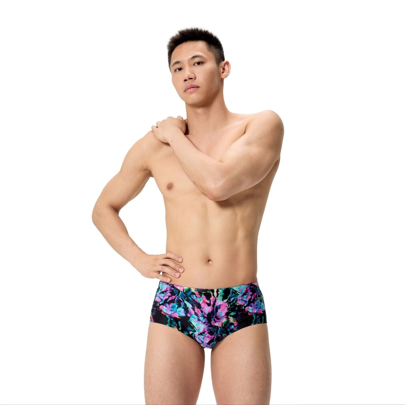 Imagem 0 de Fato de Banho de Natação Male Printed 13cm Brief Speedo