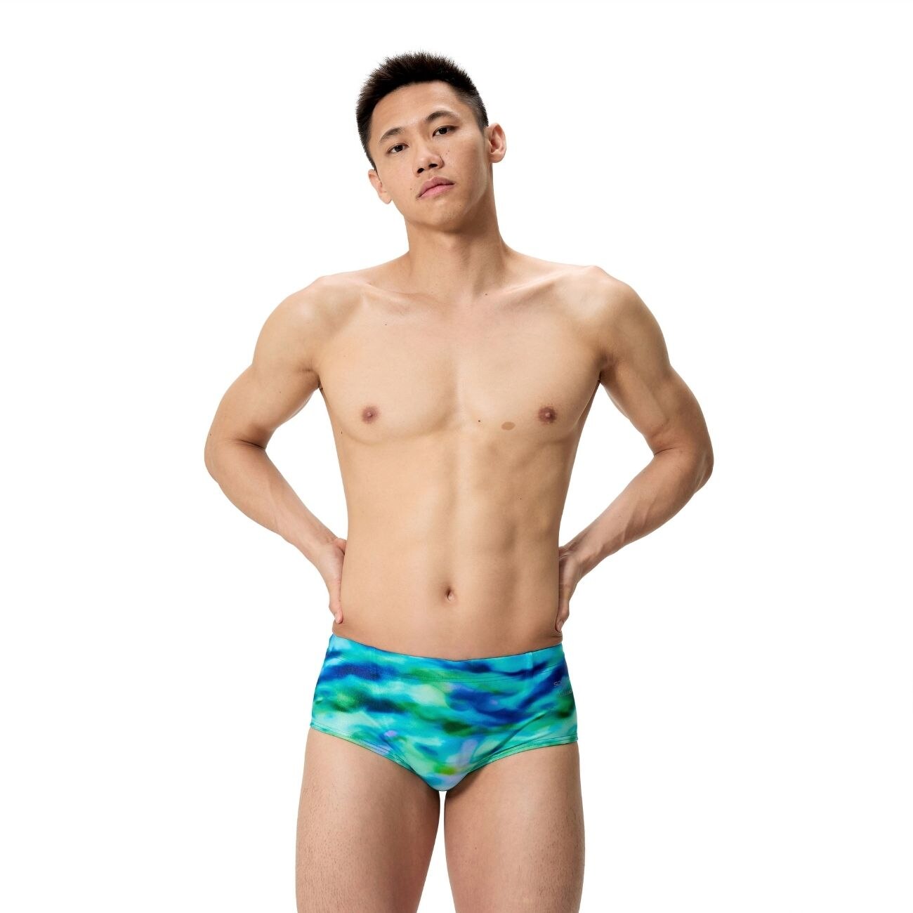 Imagem 0 de Fato de Banho de Natação Male Printed 13cm Brief Speedo
