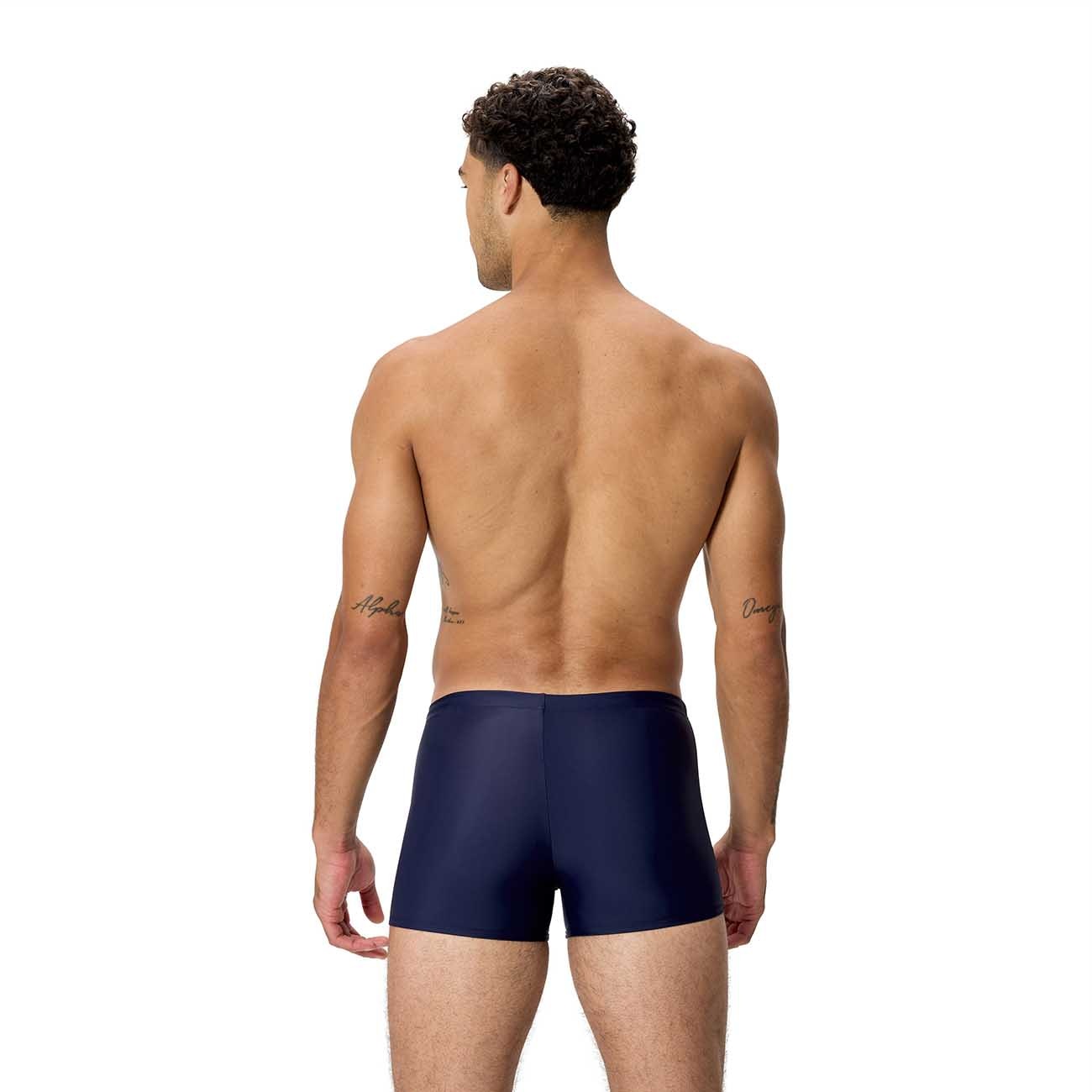 Fato de Banho de Natação Medley Logo Aquashort Speedo Azul-marinho-3