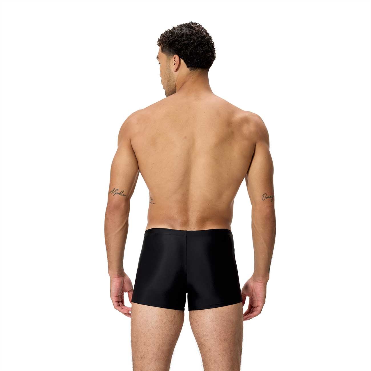 Fato de Banho de Natação Medley Logo Aquashort Speedo Cinzento-escuro-3