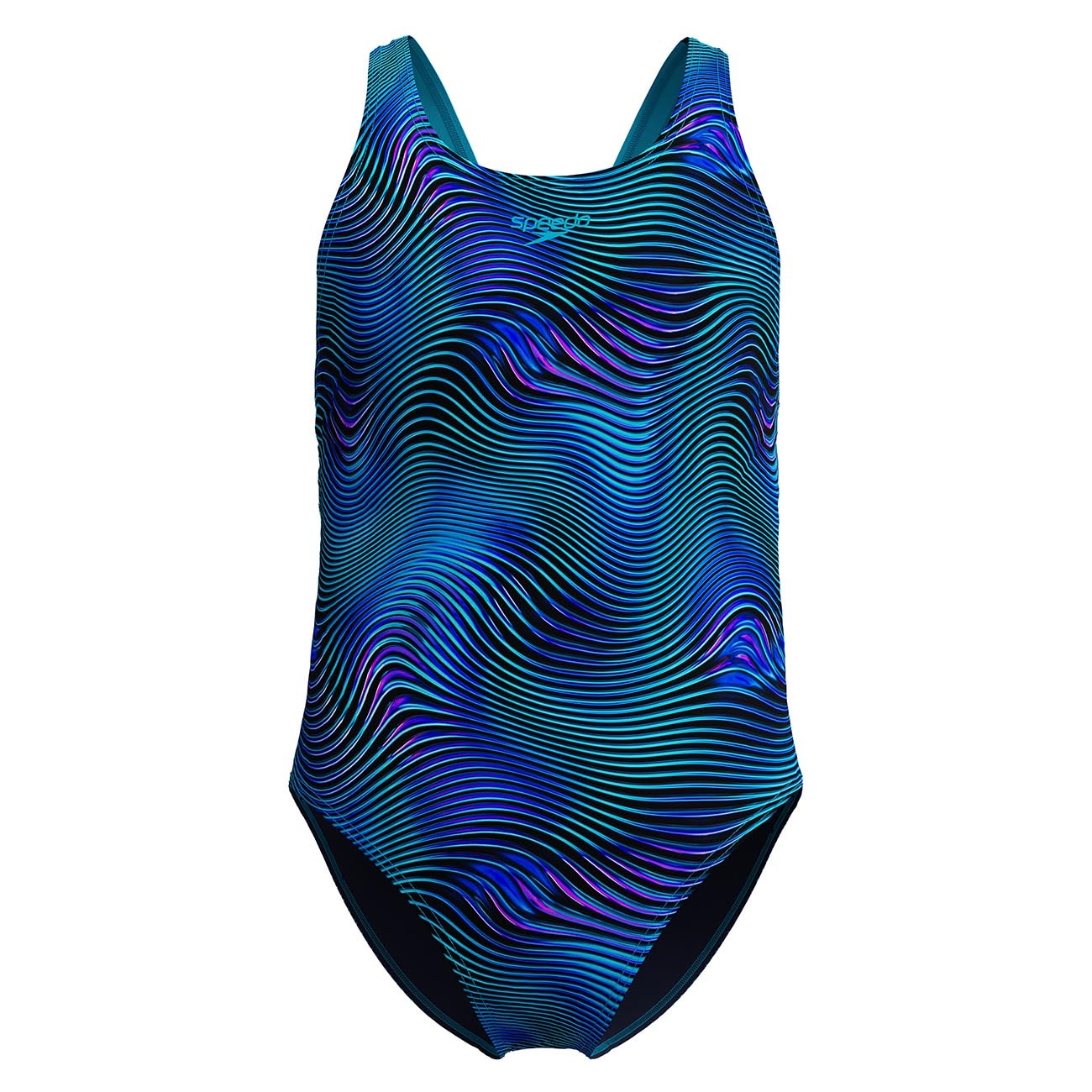 Imagem 0 de Fato de Banho de Natação Infantil Print Leaderback One Piece Speedo