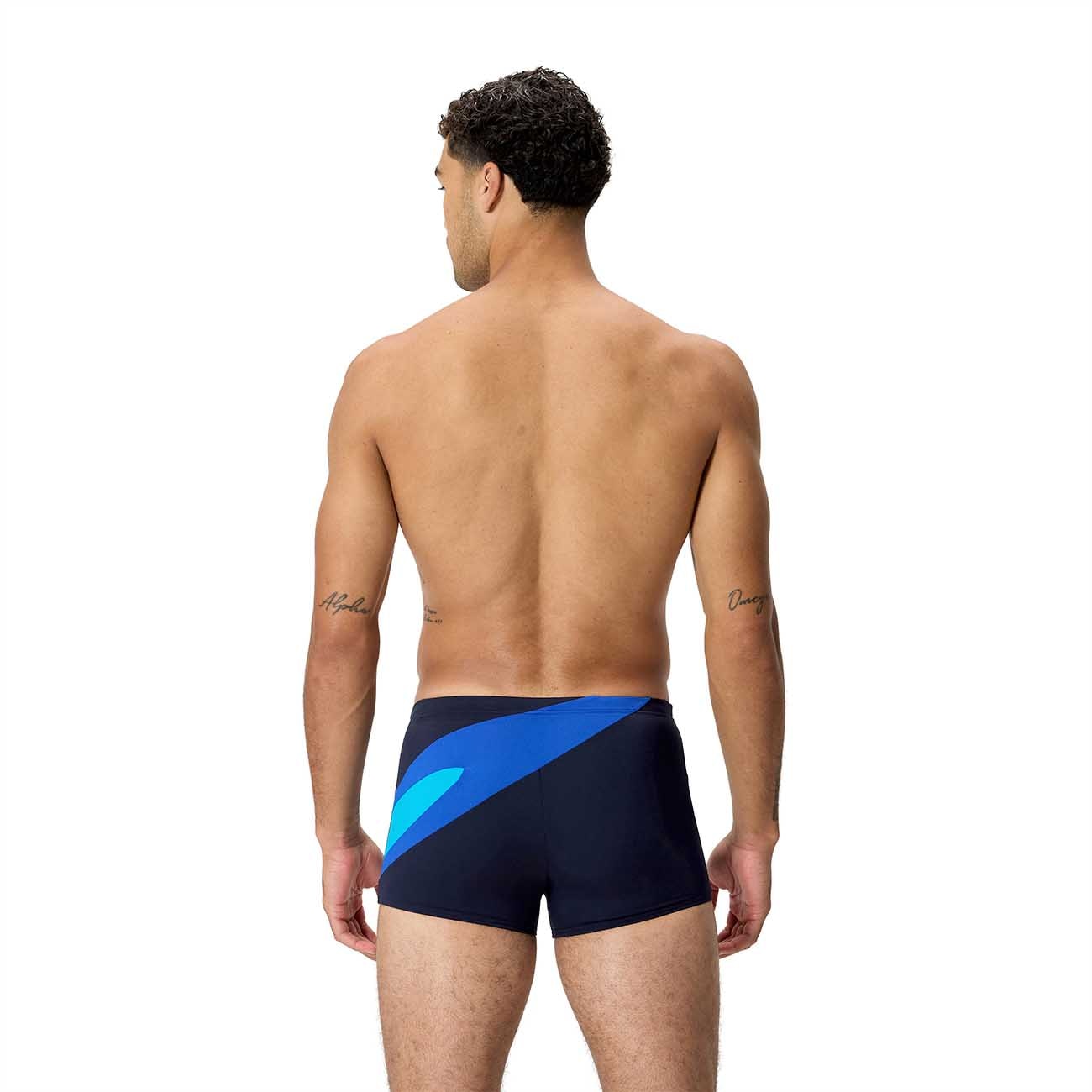 Fato de Banho de Natação Hyperboom Aquashort Speedo Azul-marinho-3
