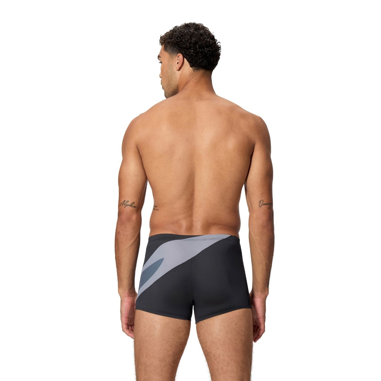 Fato de Banho de Natação Hyperboom Aquashort Speedo Cinzento-escuro-3