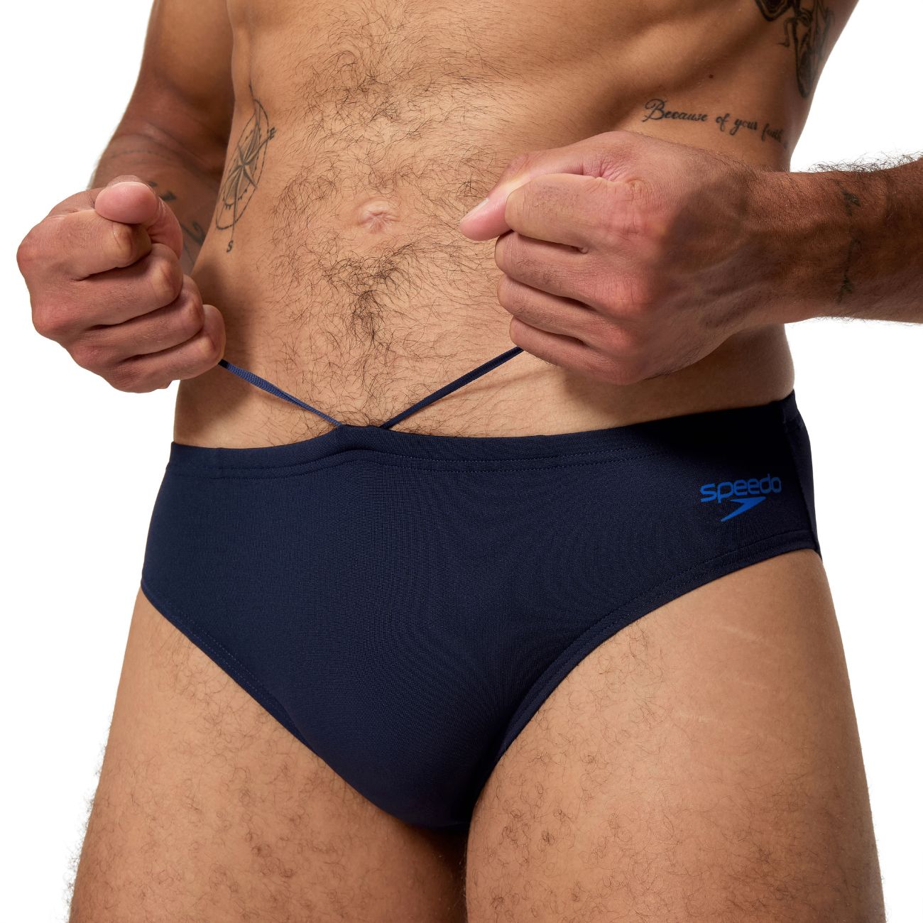 Fato de Banho de Natação Hyperboom Brief Speedo Azul-marinho-2
