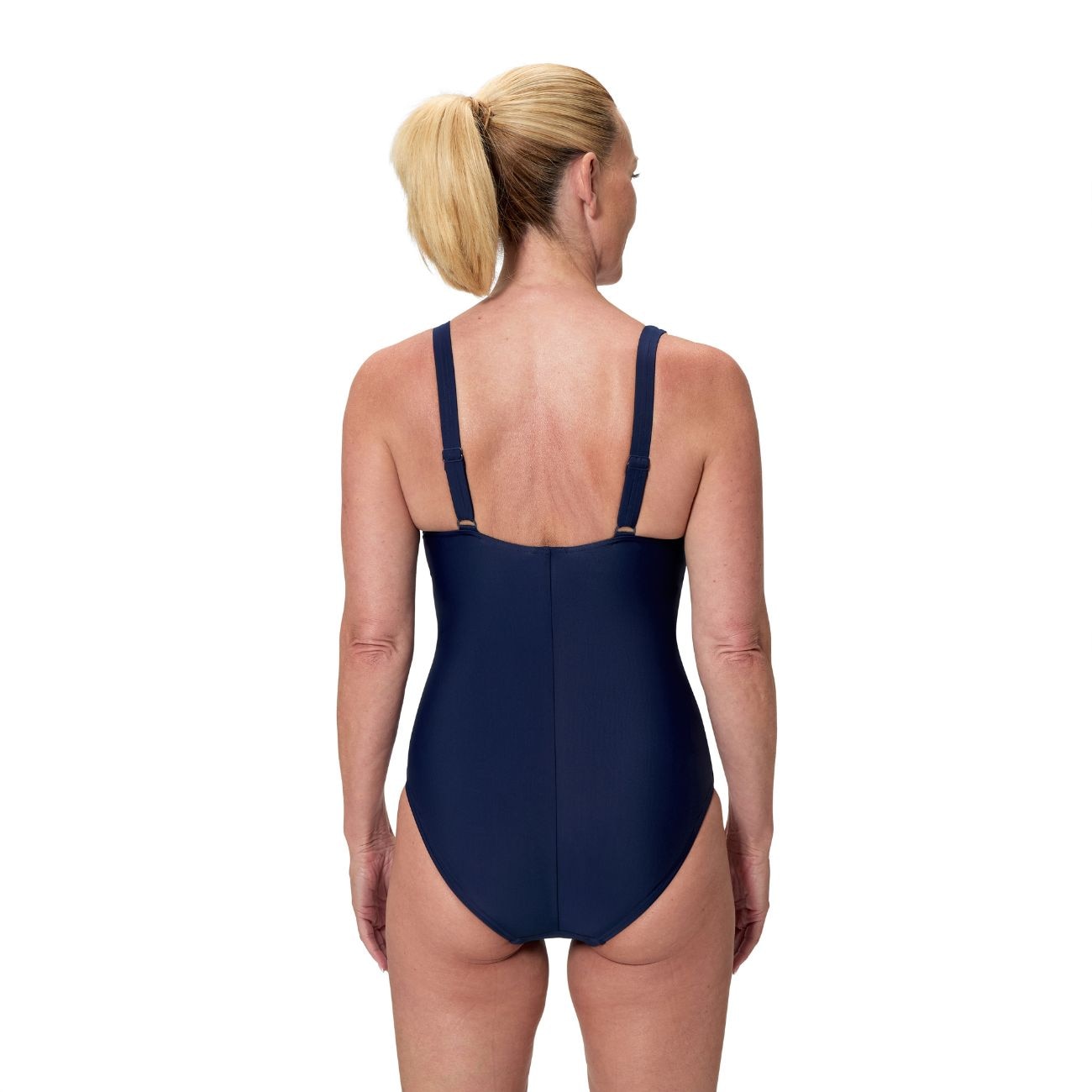 Fato de Banho de Natação Quantum Contour One Piece Speedo Azul-marinho-3