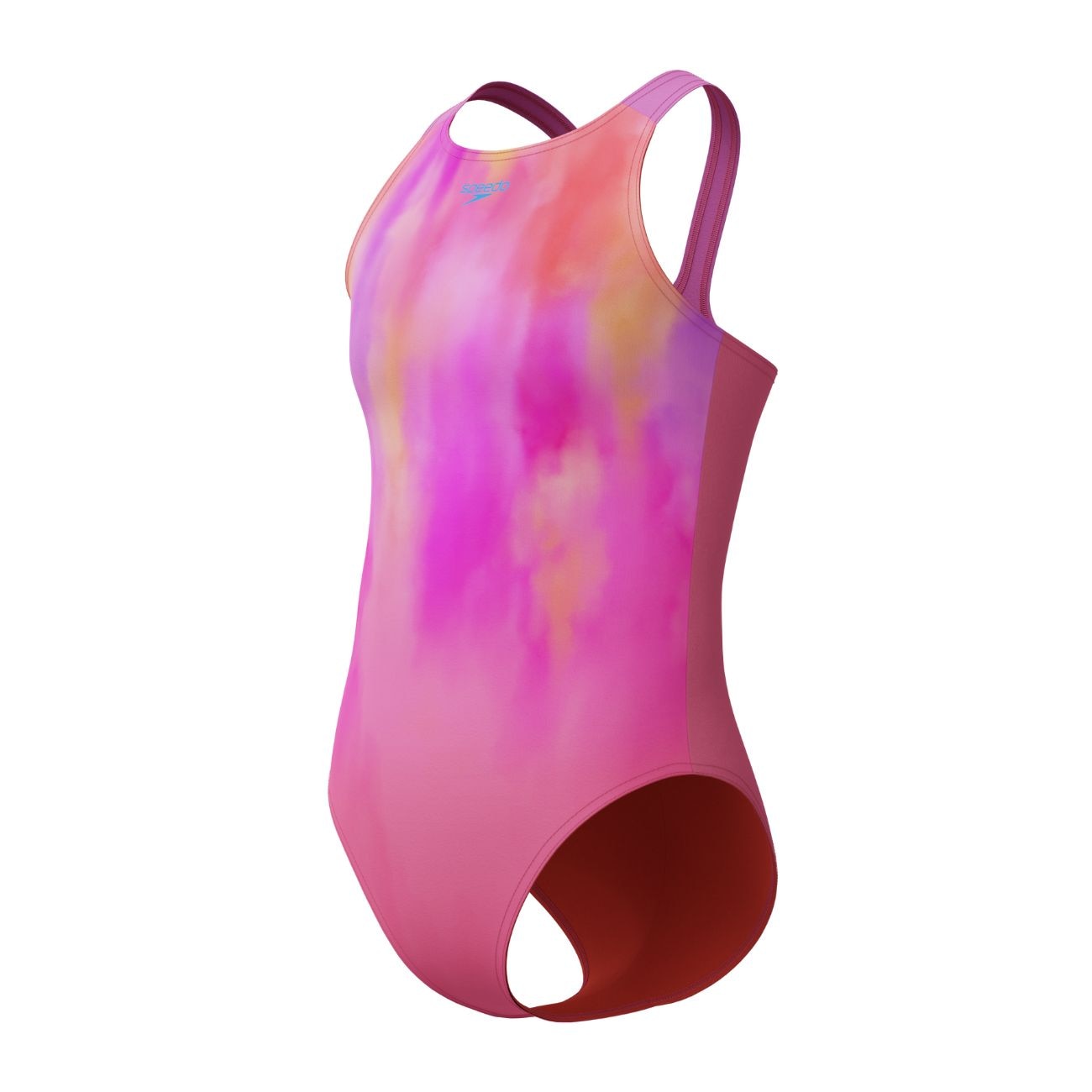 Fato de Banho de Natação Infantil Print Pulseback One Piece Speedo Rosa-2