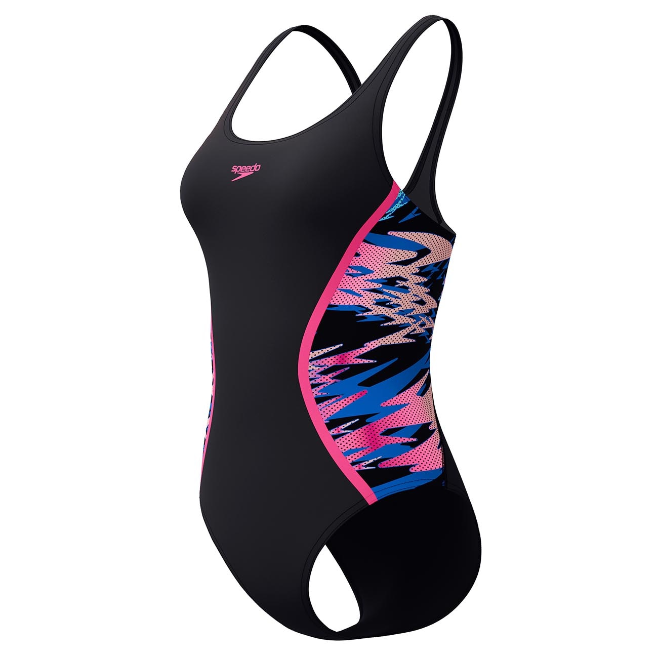 Fato de Banho de Natação Hyperboom Splice Muscleback One Piece Speedo Rosa-2