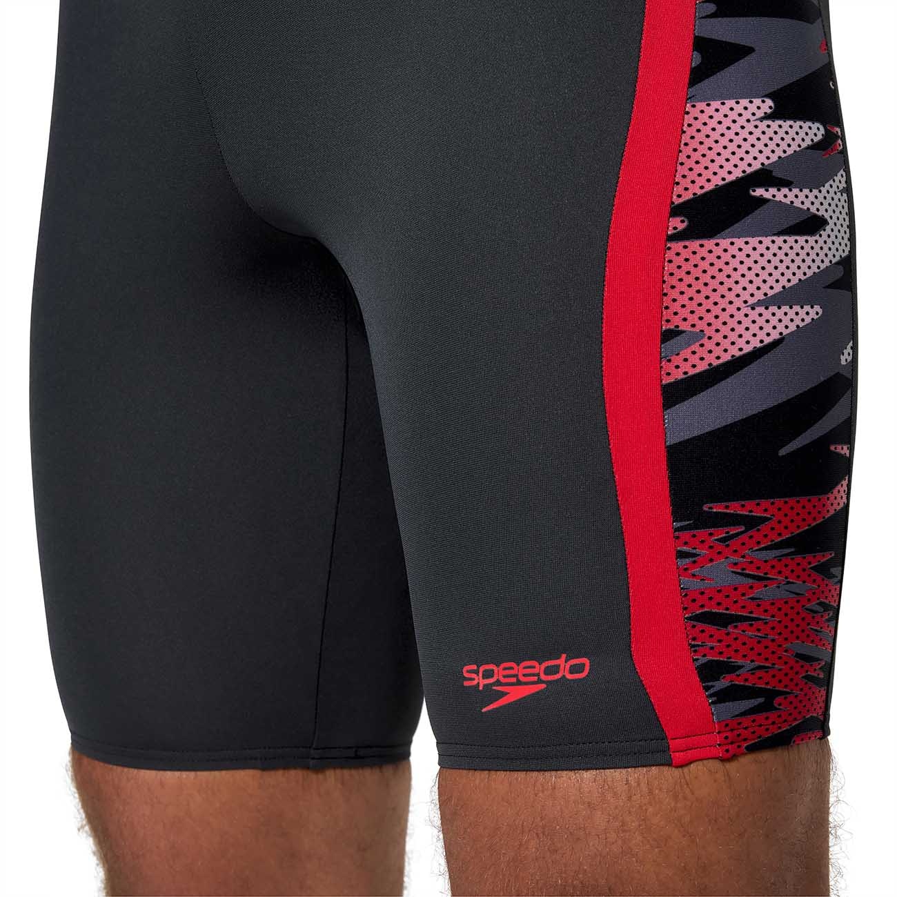 Fato de Banho de Natação Hyperboom Splice Jammer Speedo Vermelho-2