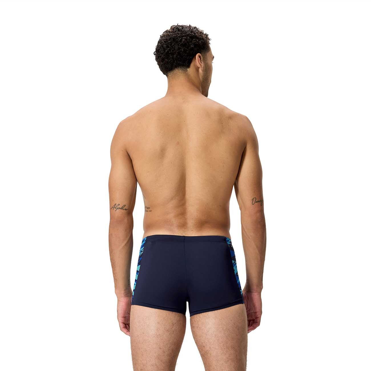 Fato de Banho de Natação Hyperboom Splice Aquashort Speedo Azul-marinho-3