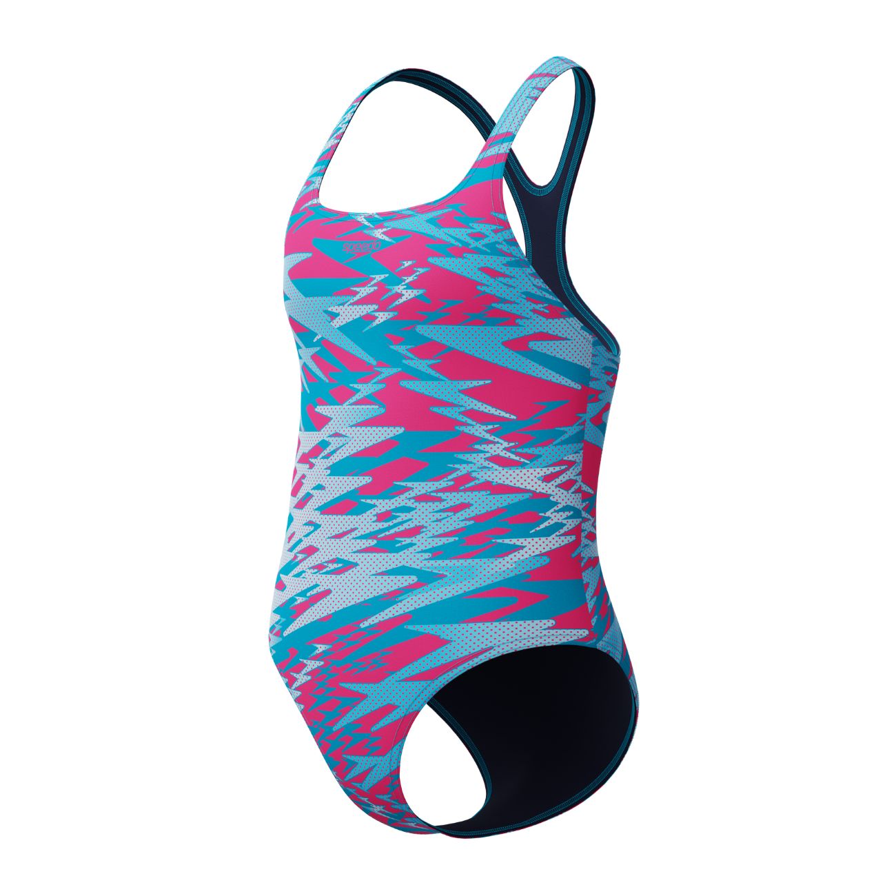 Fato de Banho de Natação Infantil Hyperboom Print Medalist One Piece Speedo Azul-2