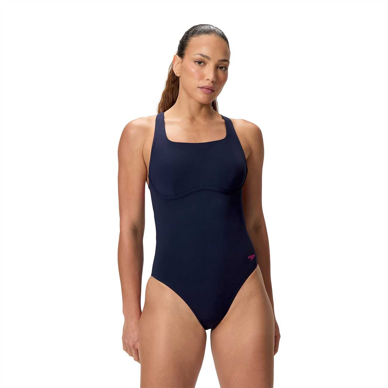 Imagem 0 de Fato de Banho de Natação Solid Flex Band One Piece Speedo