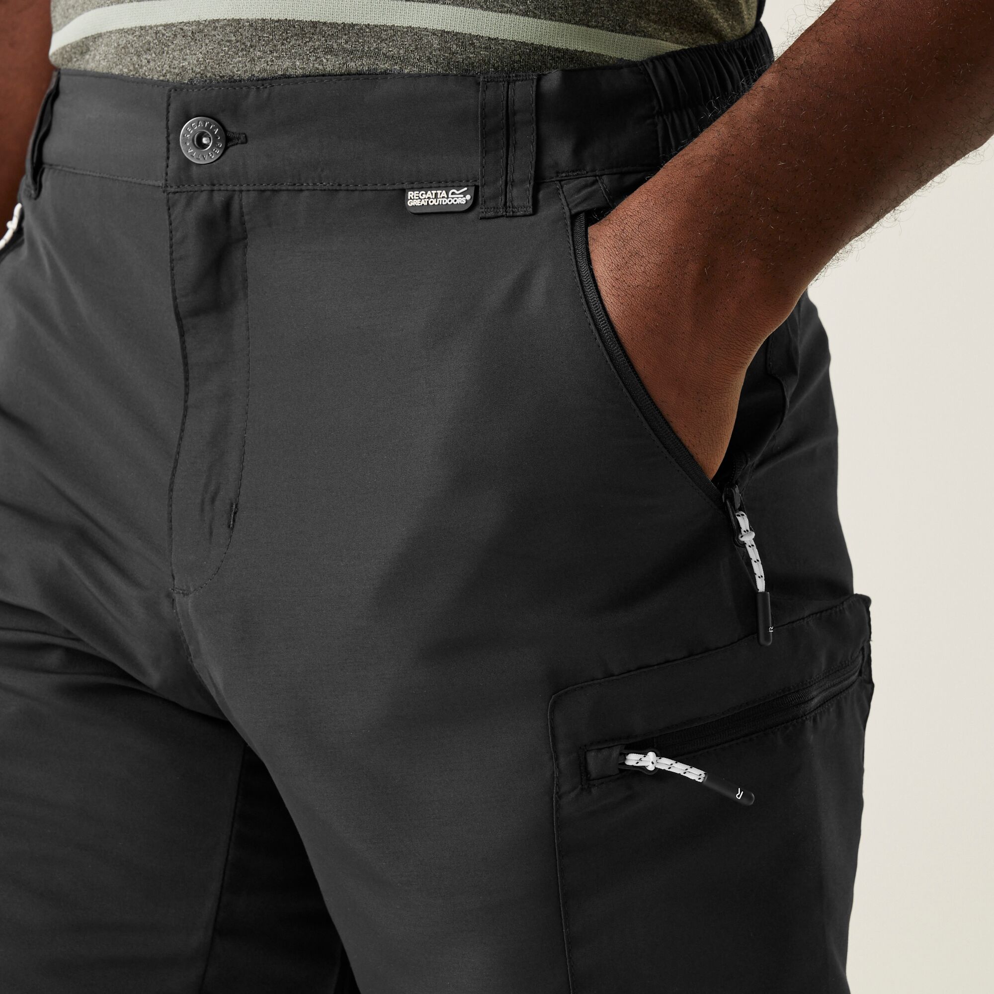 Bermuda Shorebay Short Ii Regatta Cinzento-escuro-7