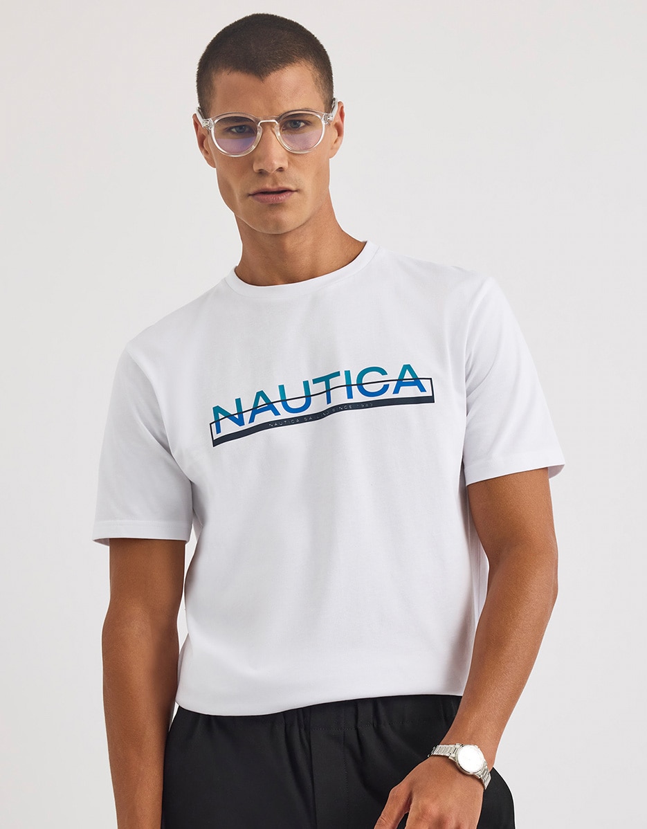 Imagem 0 de T-shirt de Manga Curta com Logotipo Frontal