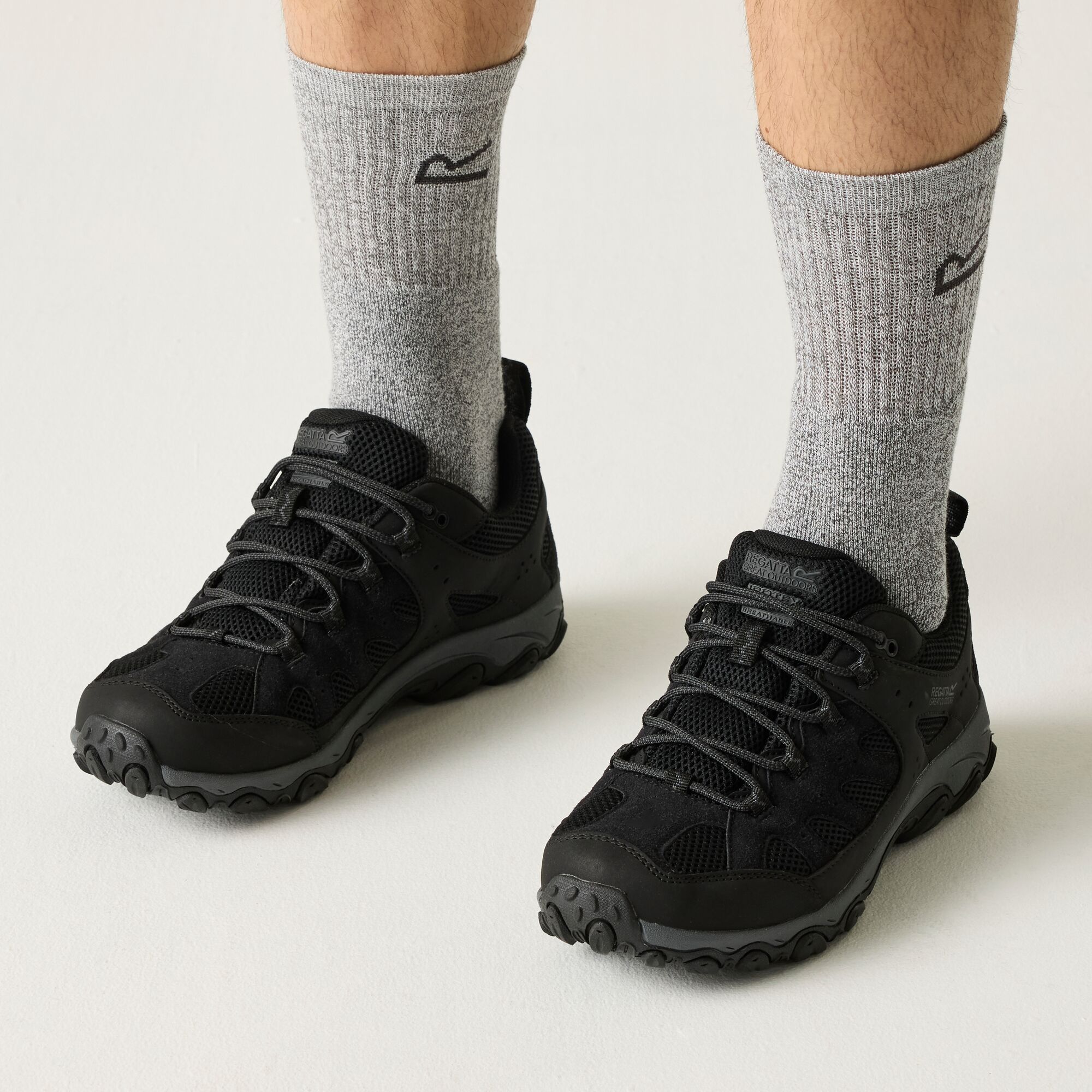 Sapatilhas de Montanha Edgepoint Iv Low Regatta Preto-2