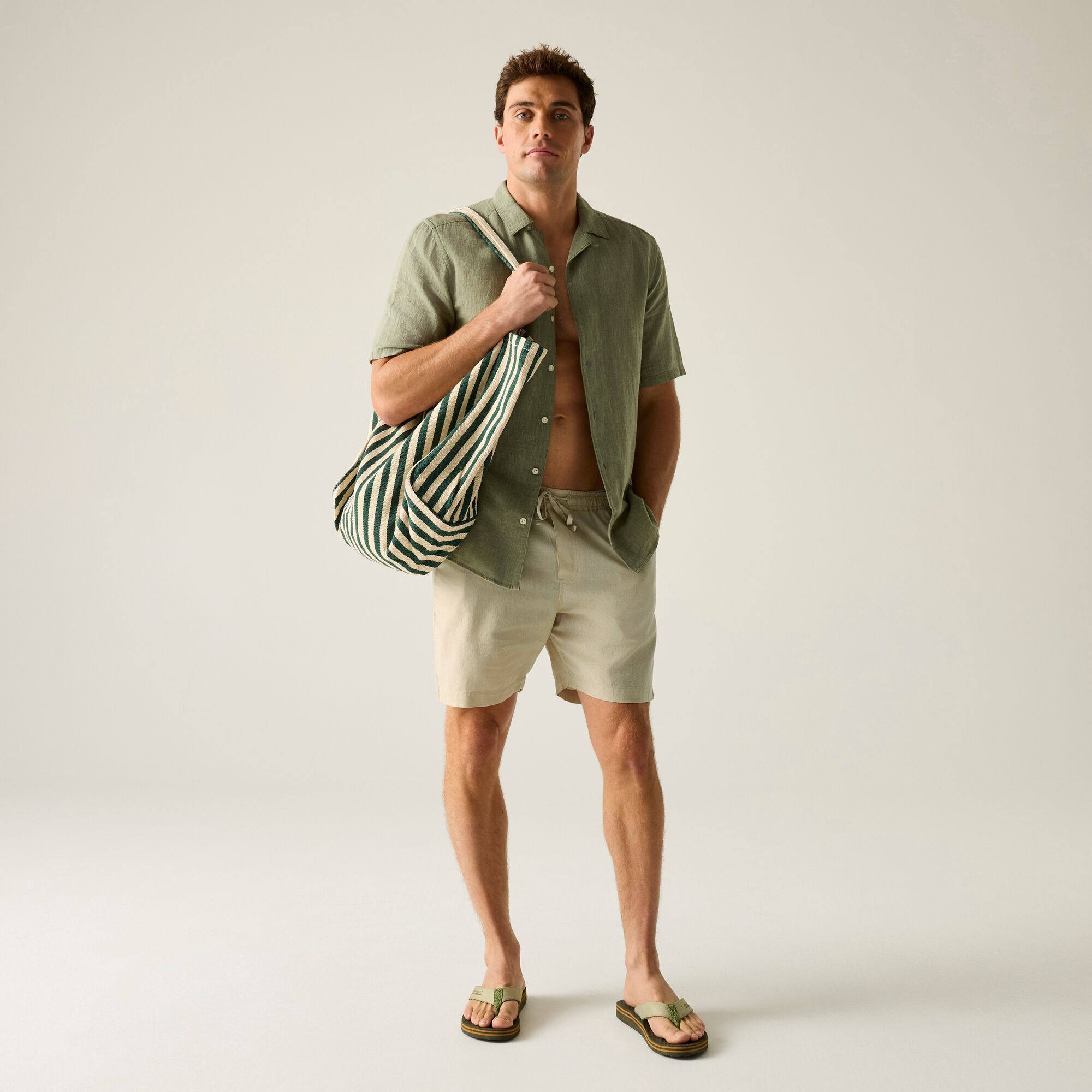 Bermuda Hadlinshort Regatta Bege-6