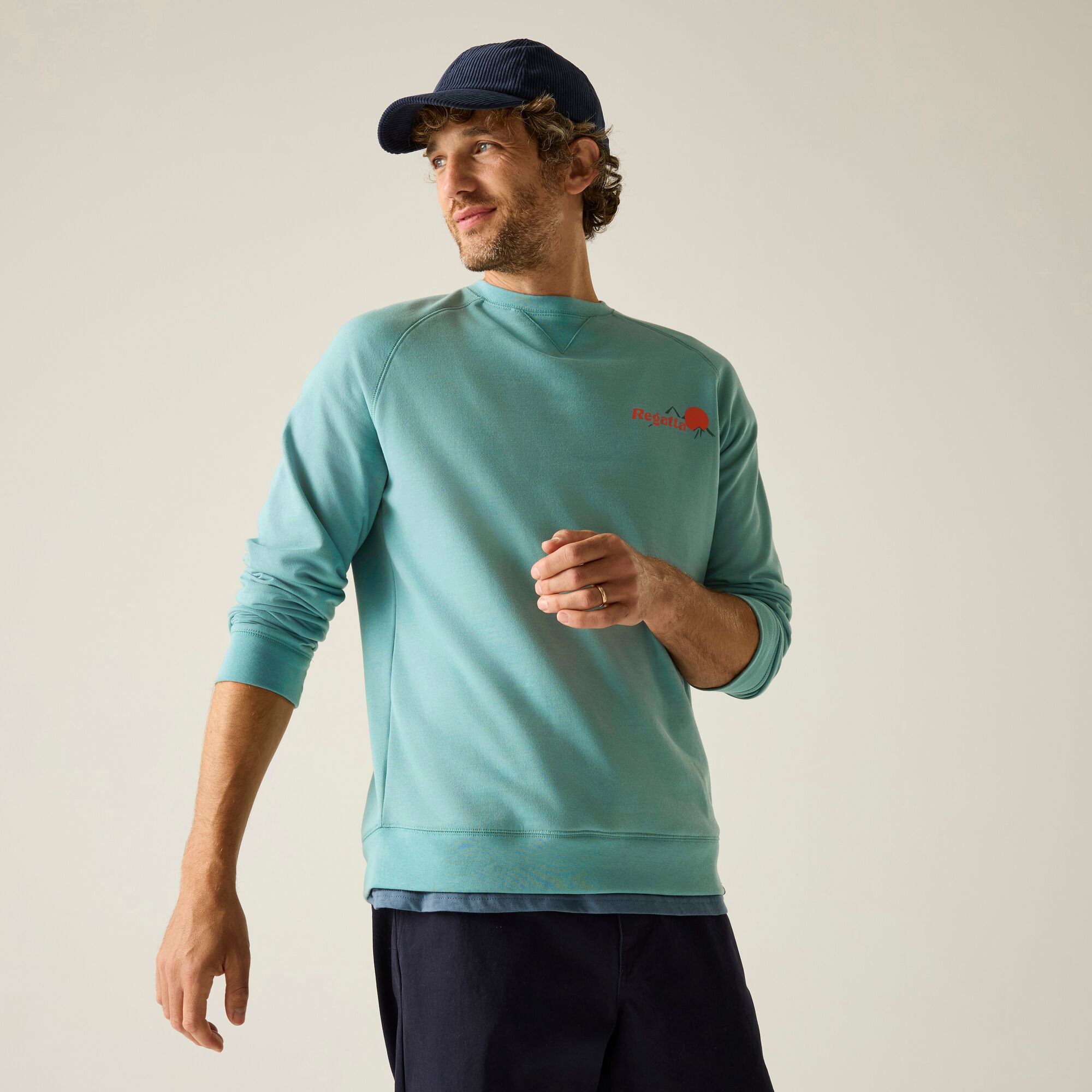 Sweatshirt Nithsdale Regatta Azul-turquesa-2