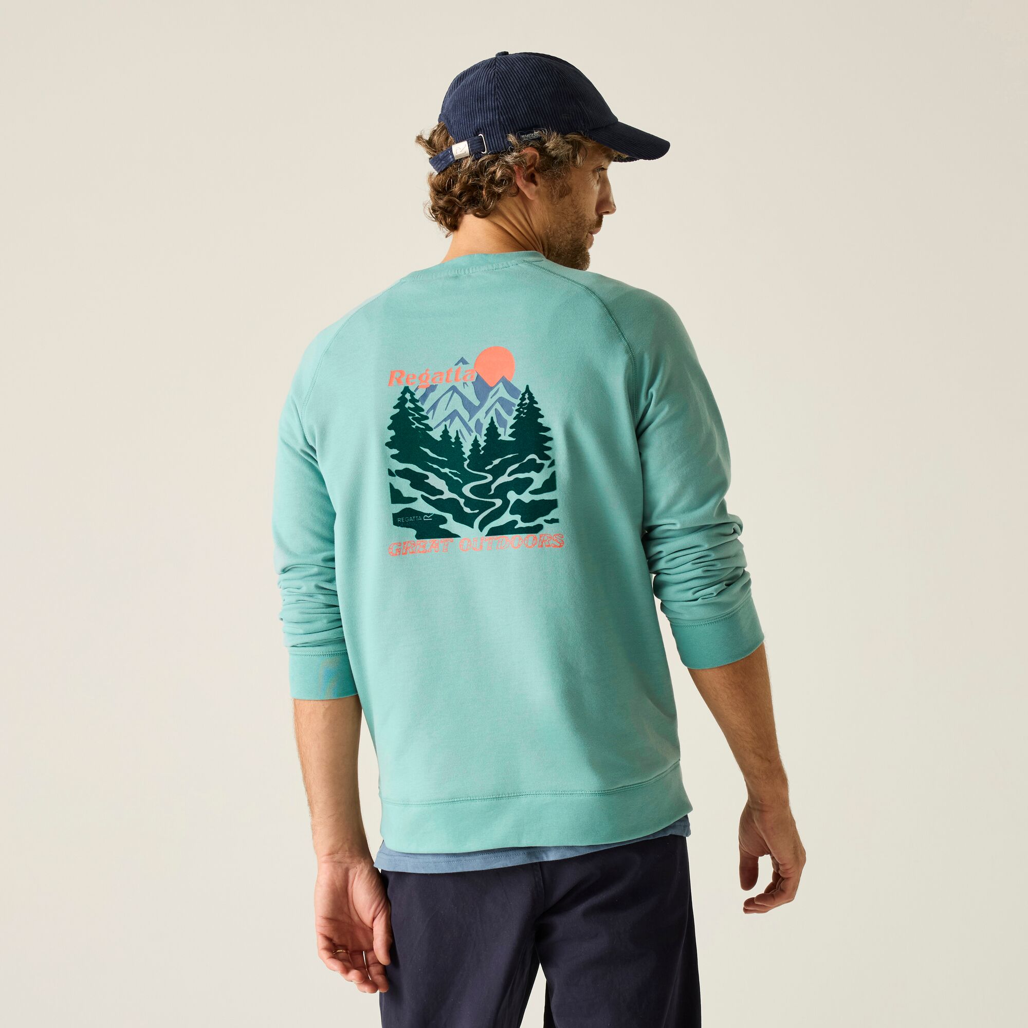 Sweatshirt Nithsdale Regatta Azul-turquesa-3