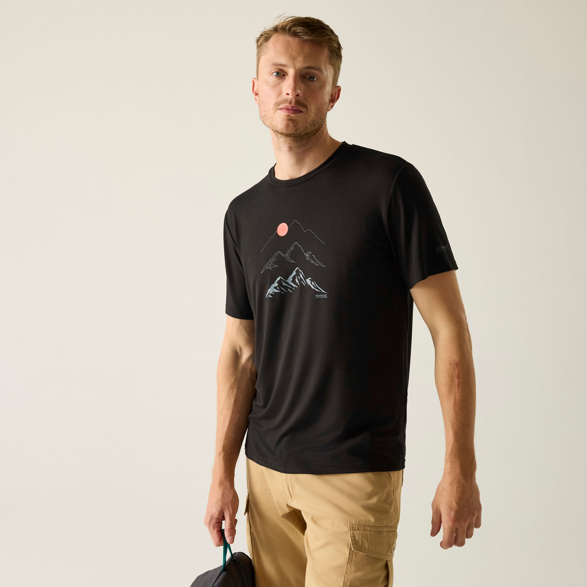 T-shirt Fingal Stretch Regatta Preto-2