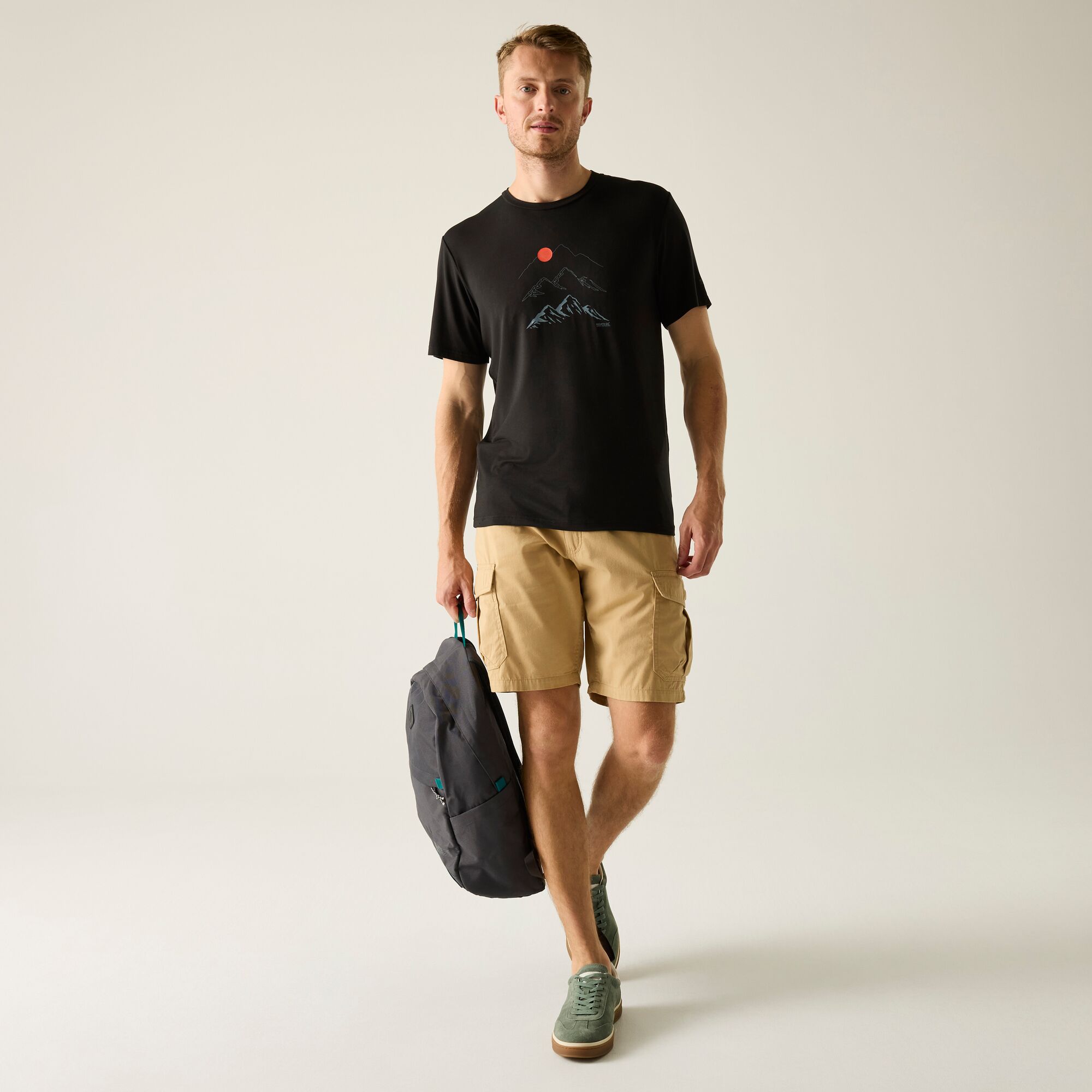 T-shirt Fingal Stretch Regatta Preto-4