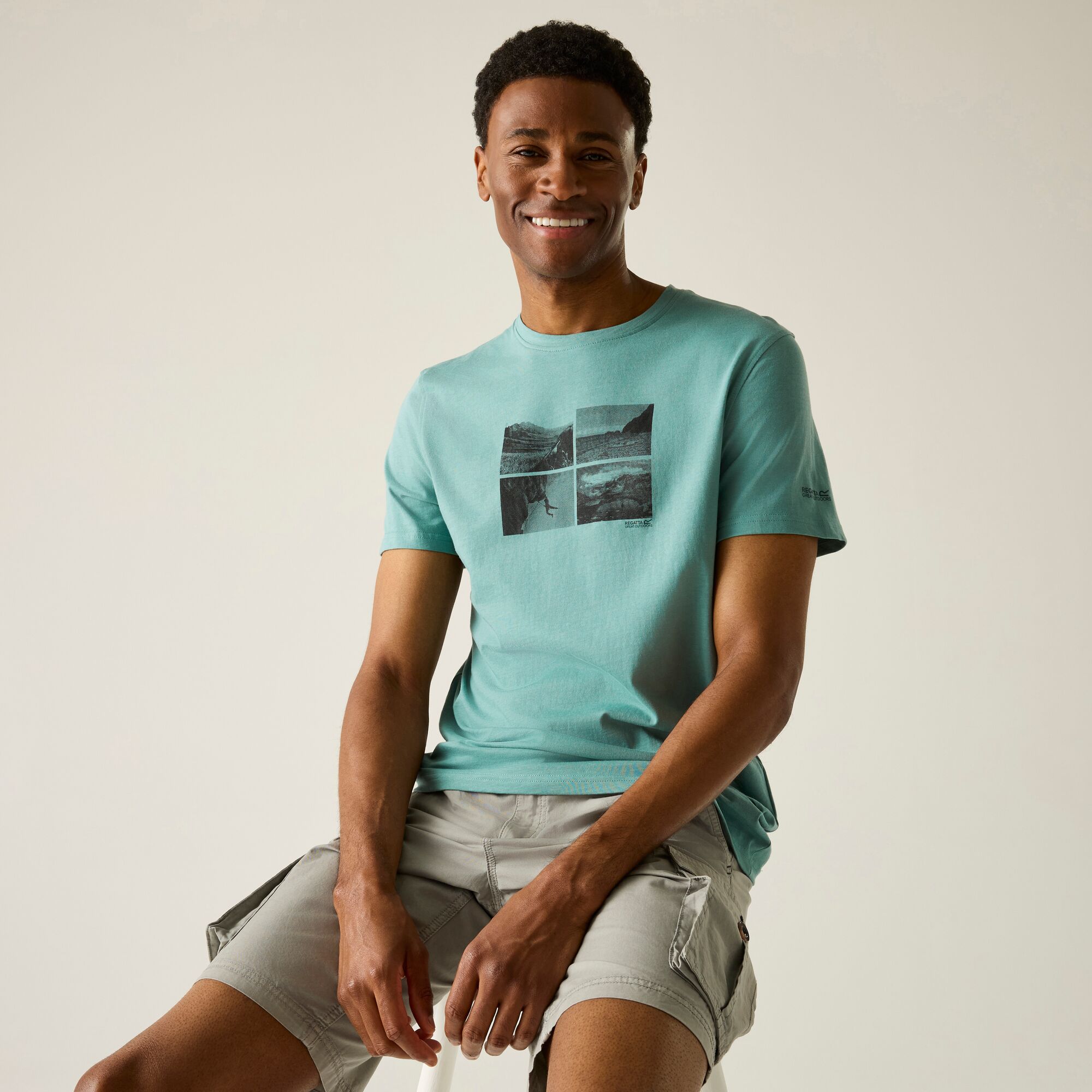 T-shirt Breezed Regatta Azul-turquesa-4