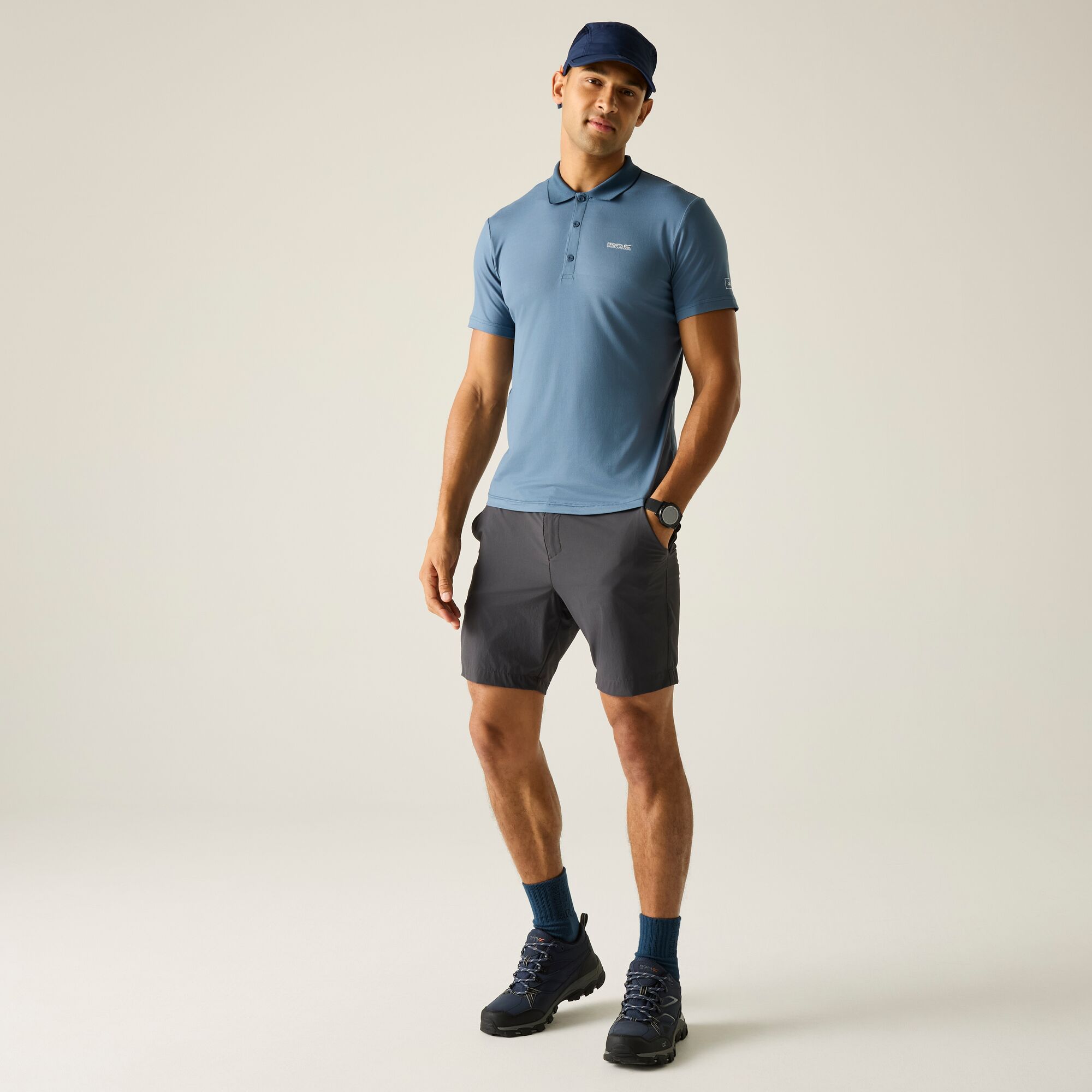 Polo Maverikstretch Ii Regatta Azul-claro-3
