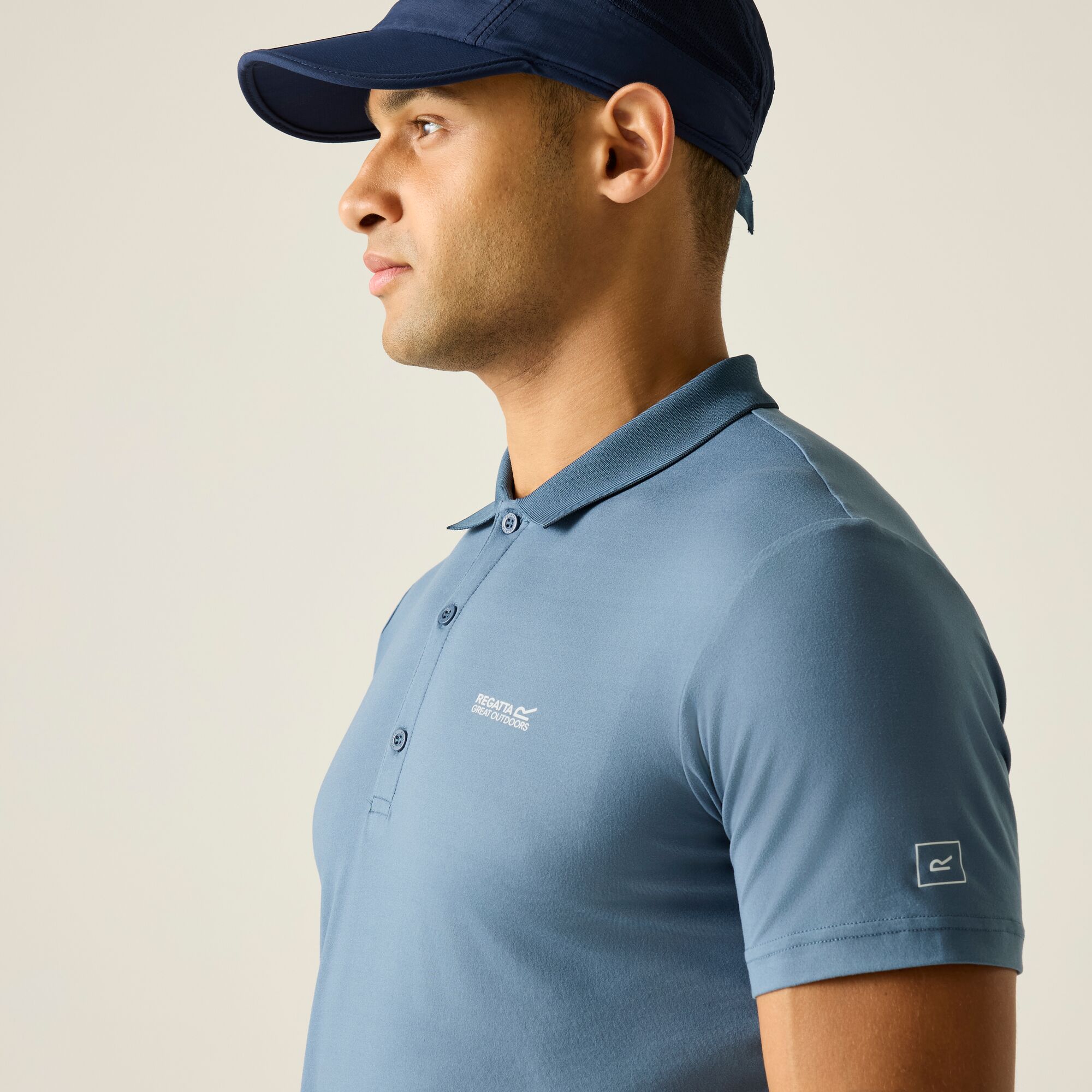 Polo Maverikstretch Ii Regatta Azul-claro-4