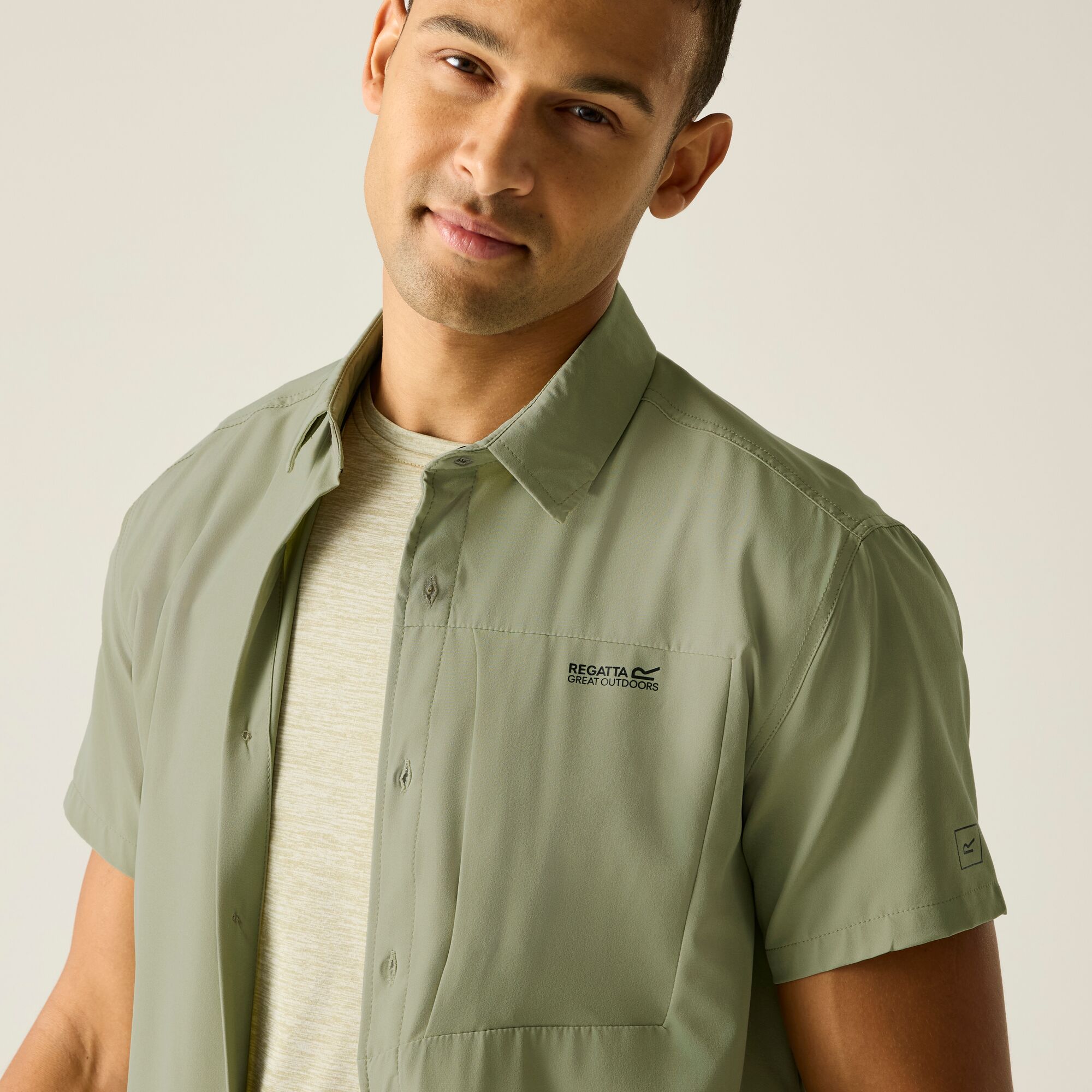 Camisa Travel Lght Regatta Verde-4