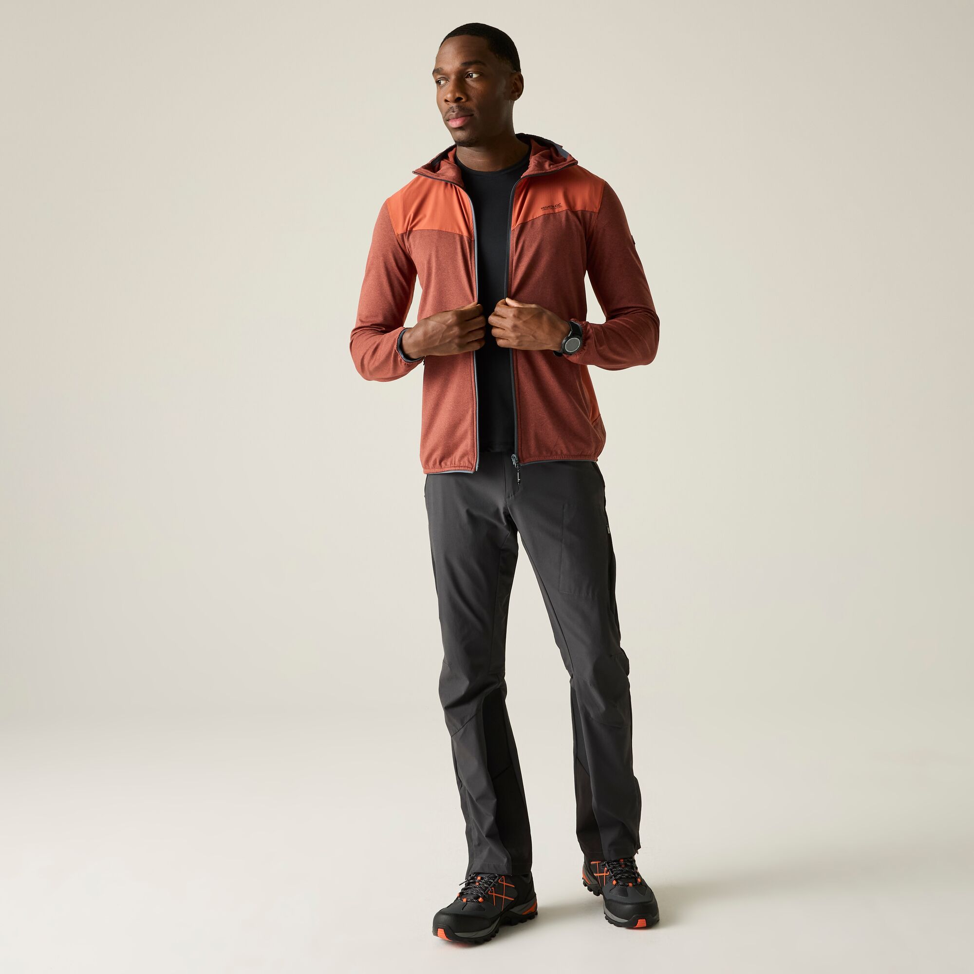 Casaco Finchdale Midlayer Regatta Vermelho-telha-3