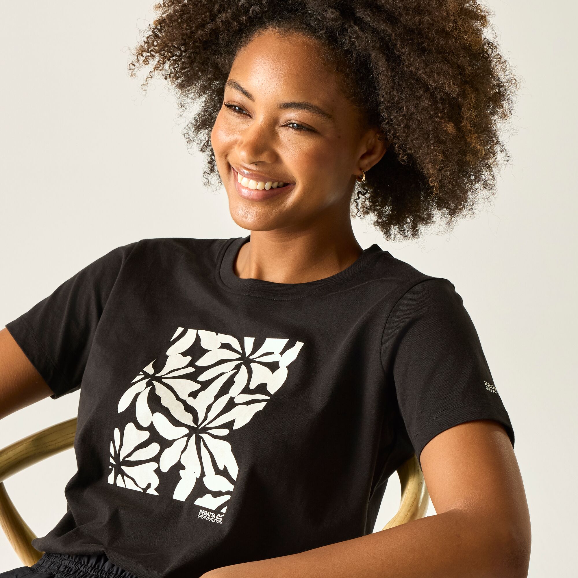T-shirt Filandra Ix Regatta Preto-2