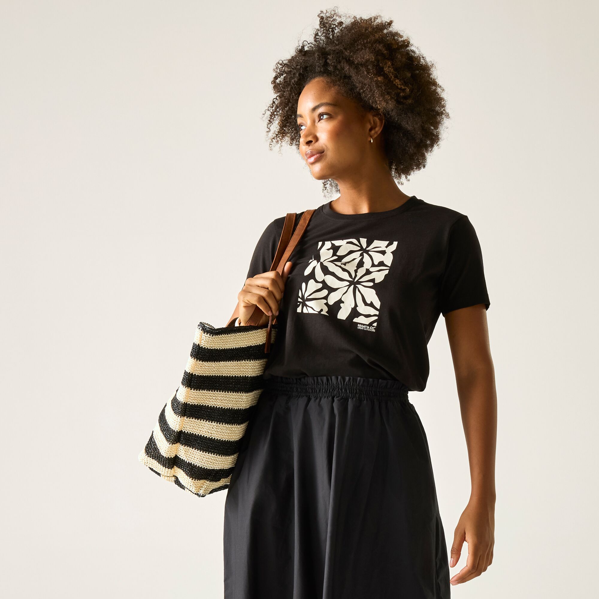 T-shirt Filandra Ix Regatta Preto-3