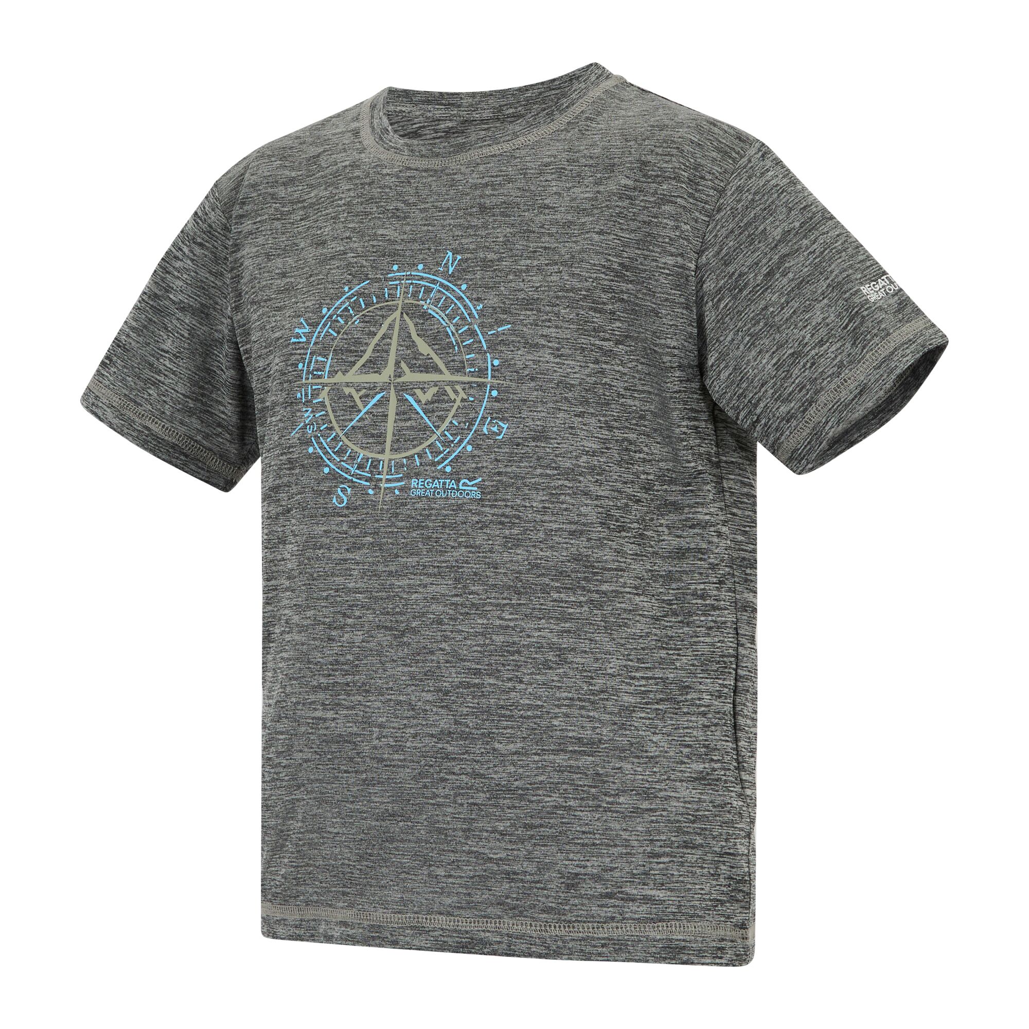 T-shirt Infantil Alvarado Regatta Cinzento-escuro-3